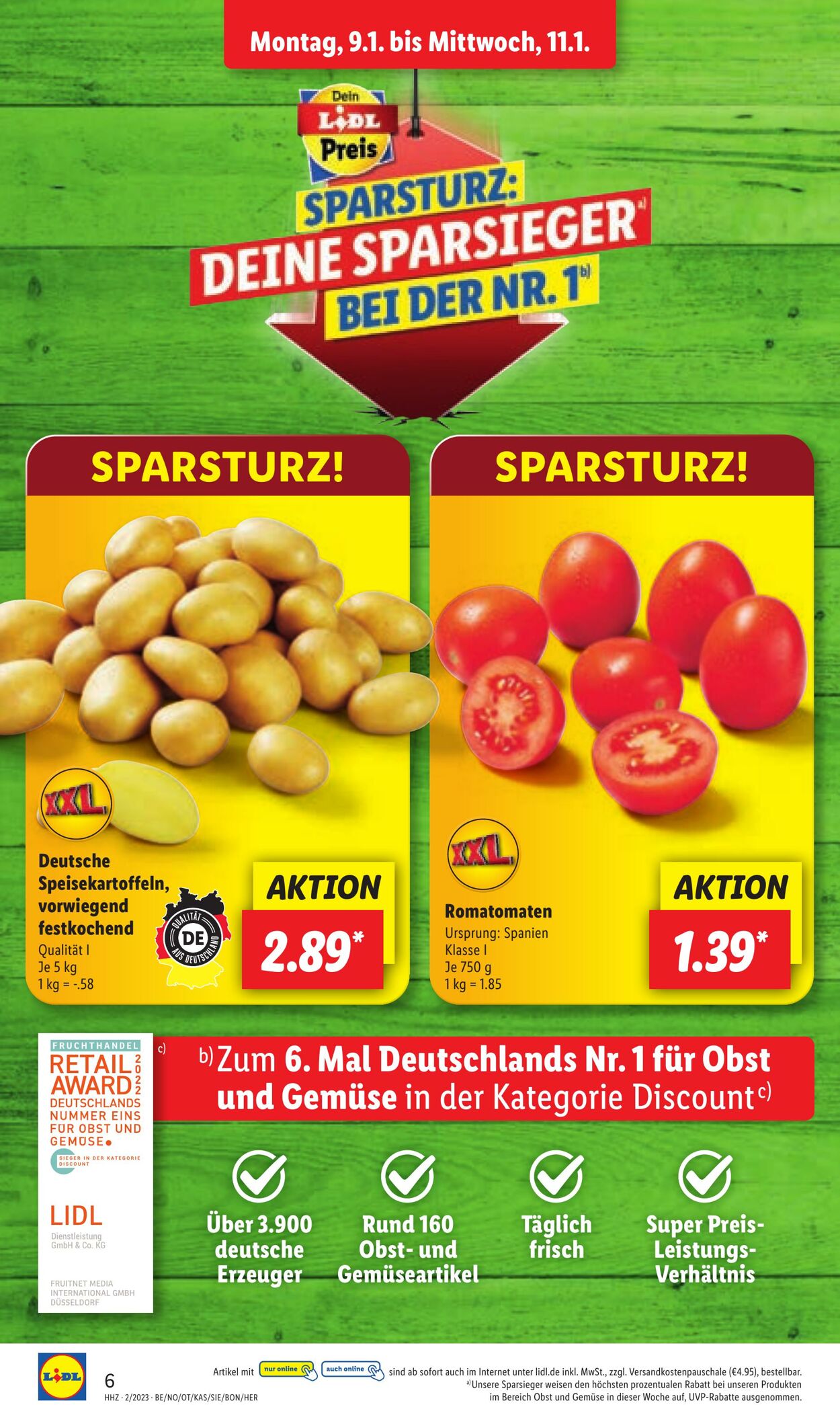 Prospekt Lidl 09.01.2023 - 14.01.2023