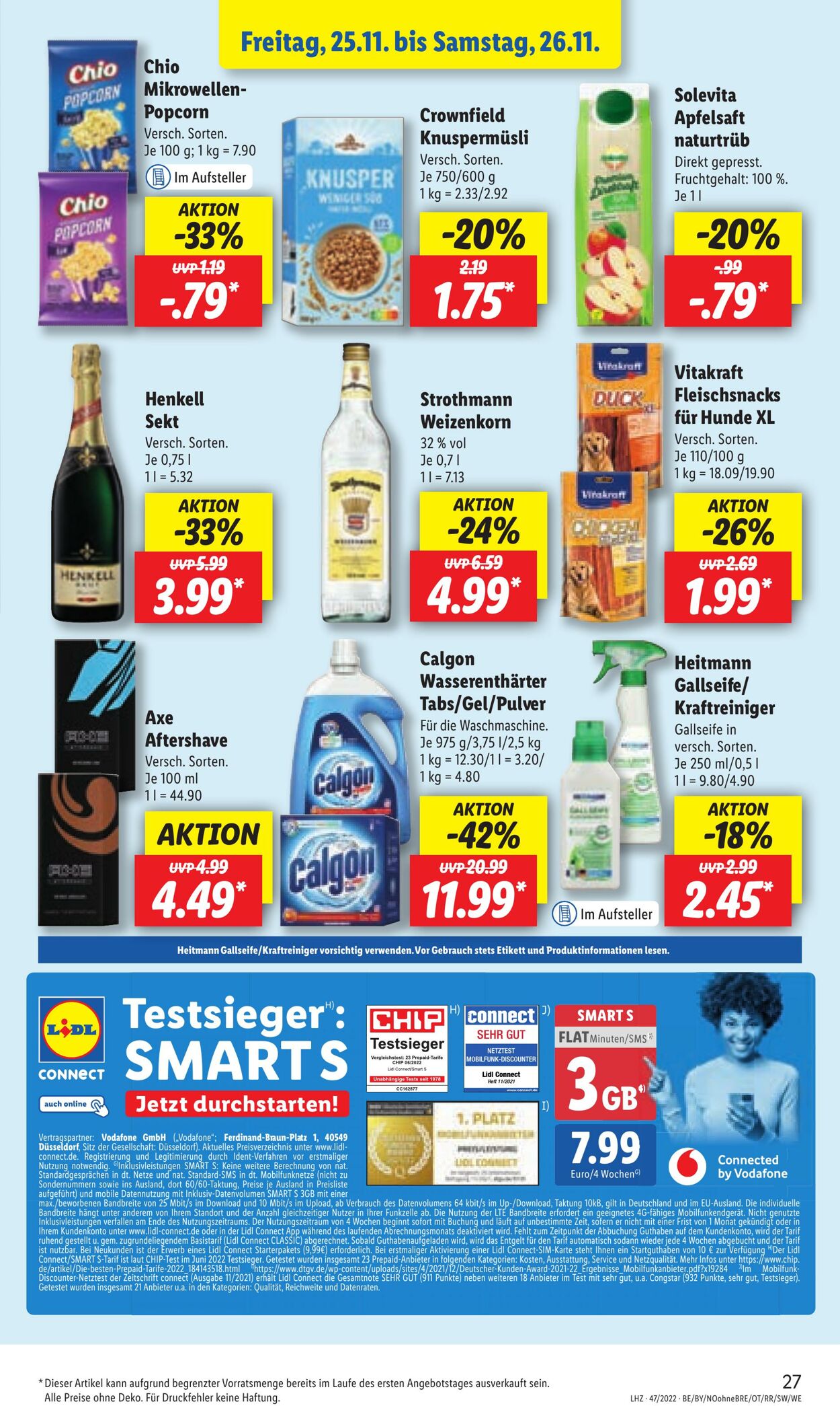 Prospekt Lidl 21.11.2022 - 26.11.2022