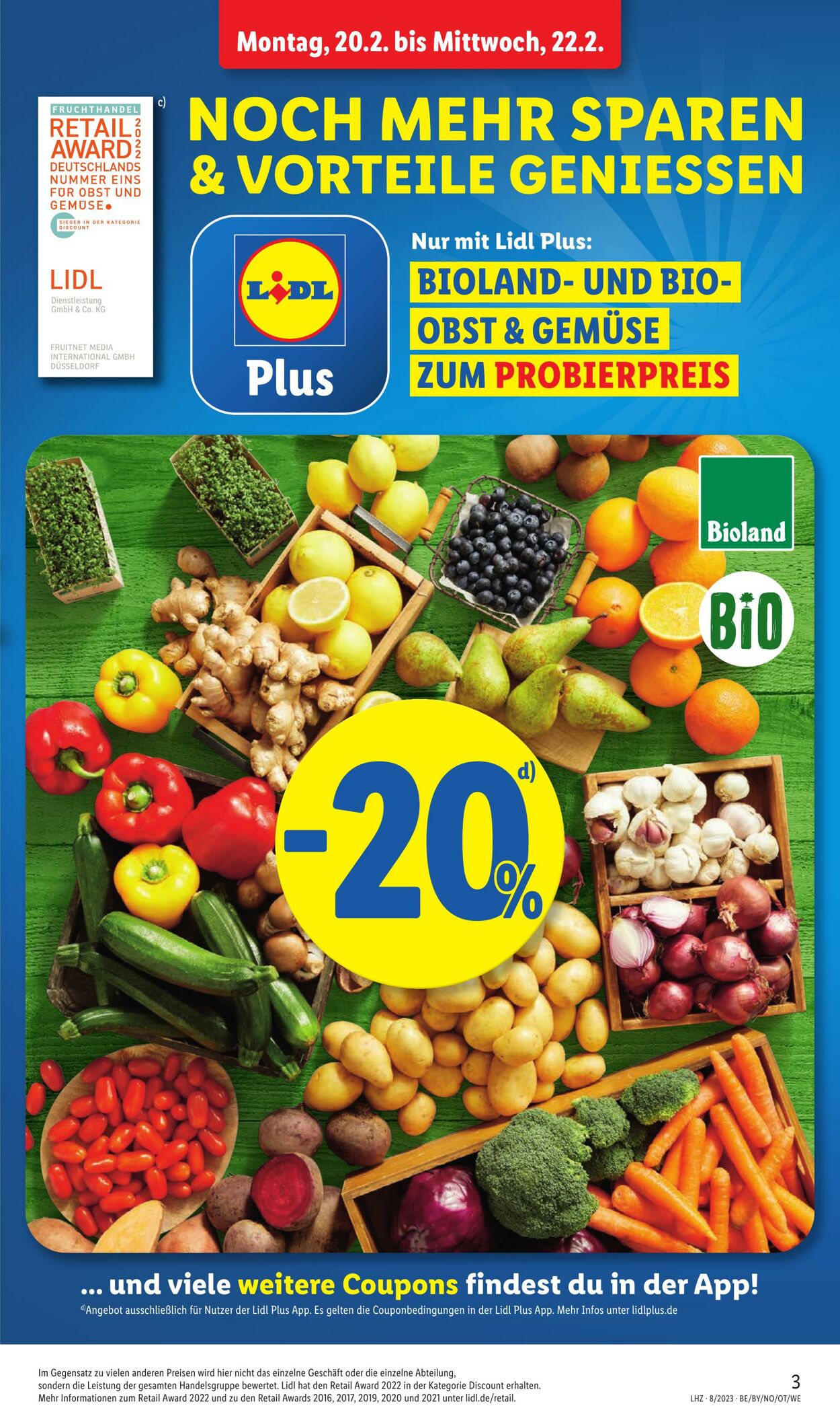 Prospekt Lidl 20.02.2023 - 25.02.2023