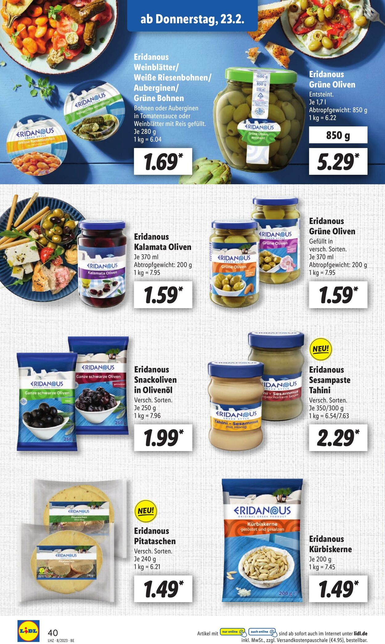 Prospekt Lidl 20.02.2023 - 25.02.2023