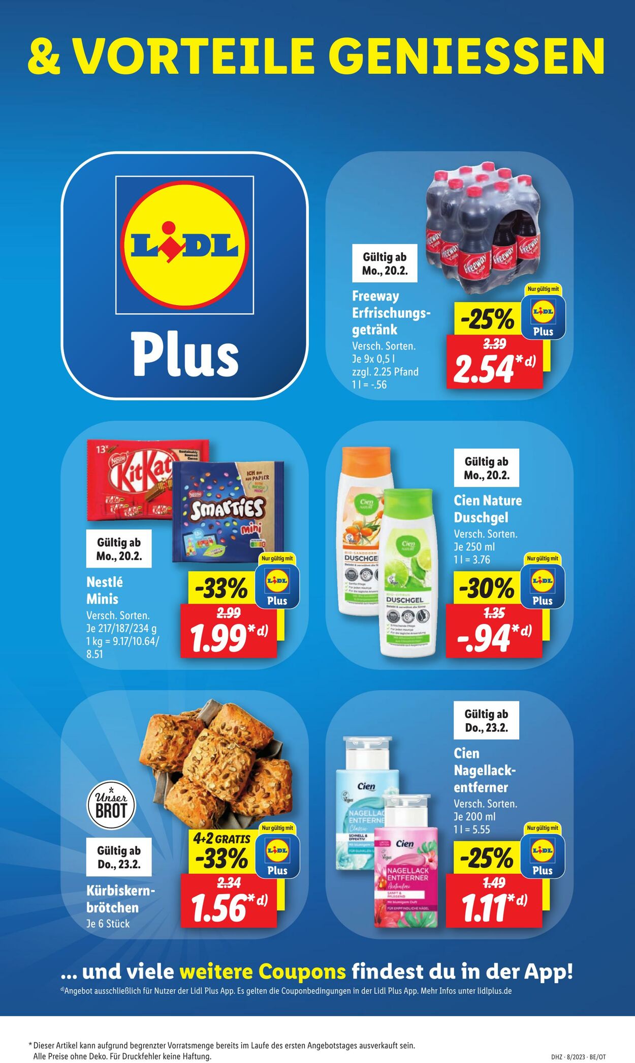 Prospekt Lidl 20.02.2023 - 25.02.2023