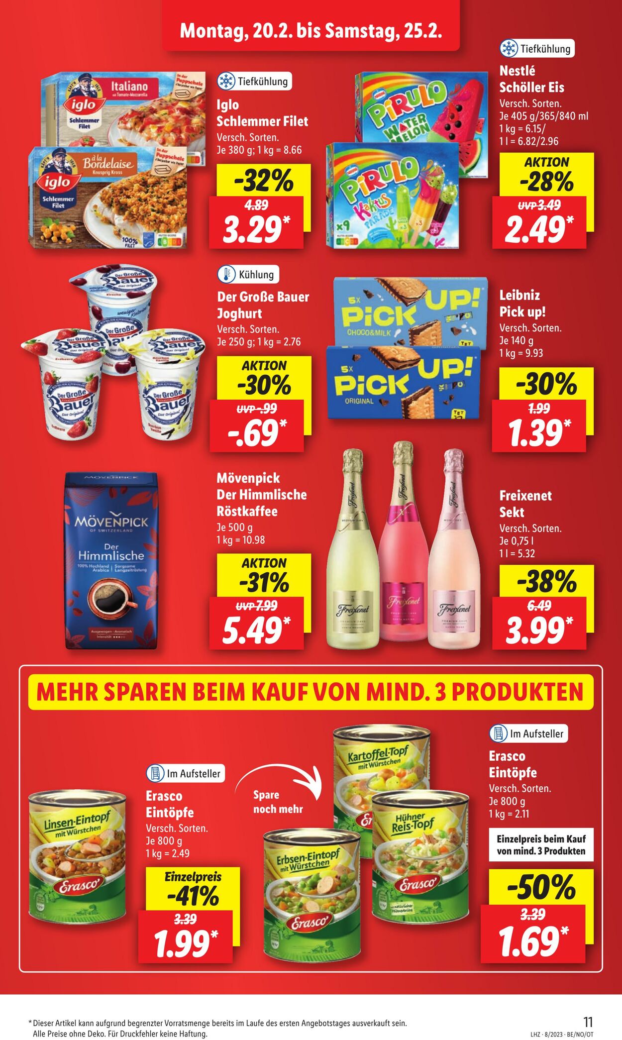 Prospekt Lidl 20.02.2023 - 25.02.2023