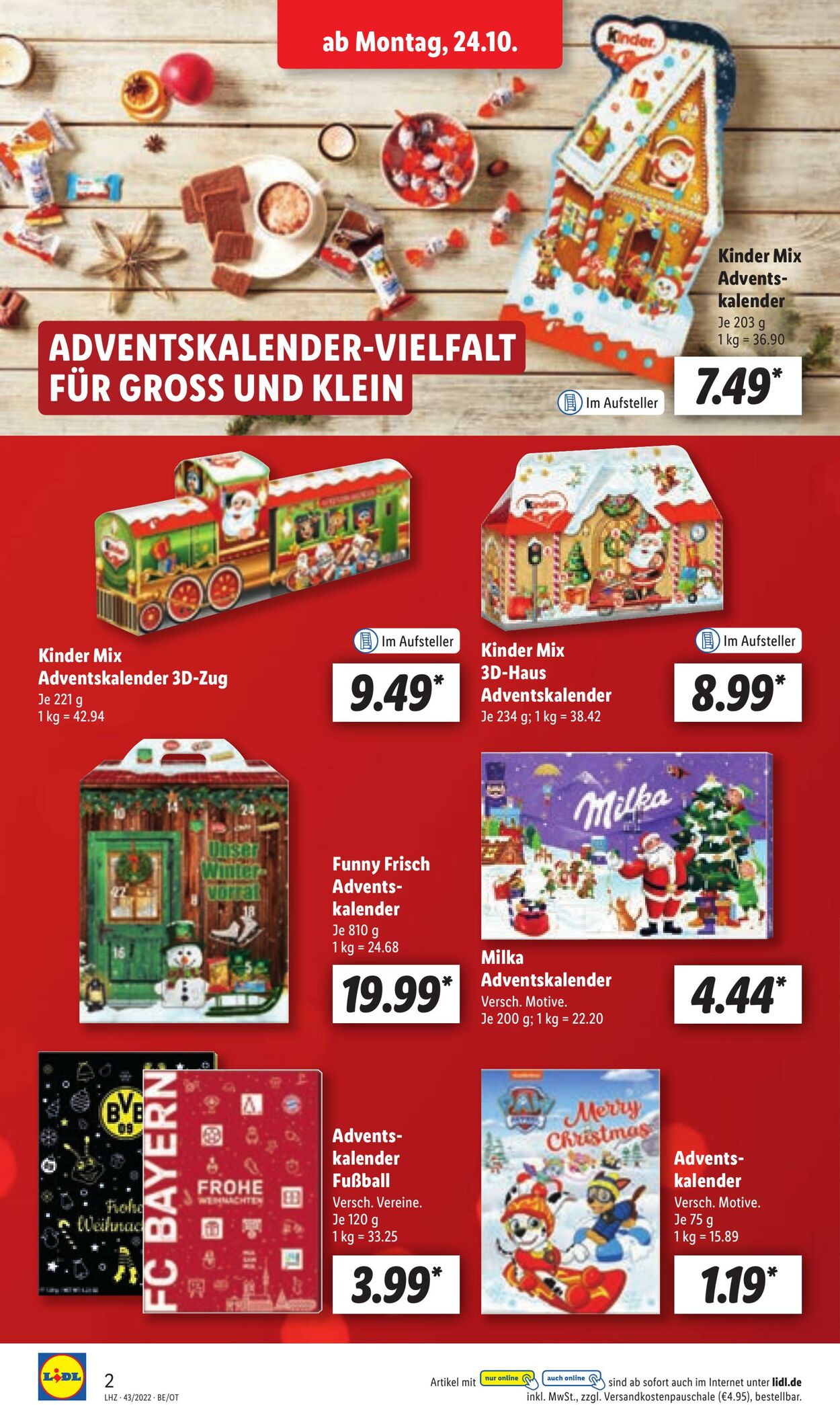 Prospekt Lidl 24.10.2022 - 29.10.2022