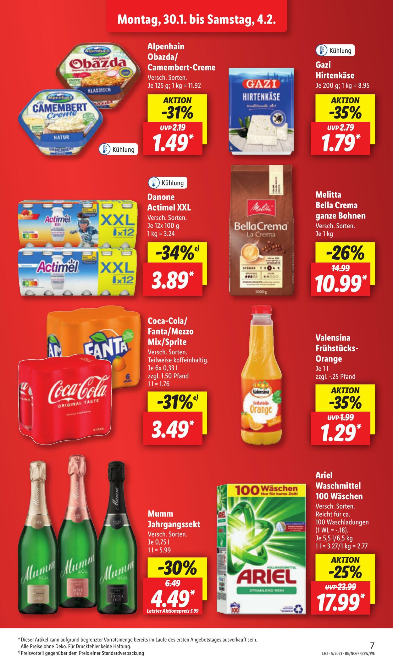 Prospekt Lidl 30.01.2023 - 04.02.2023