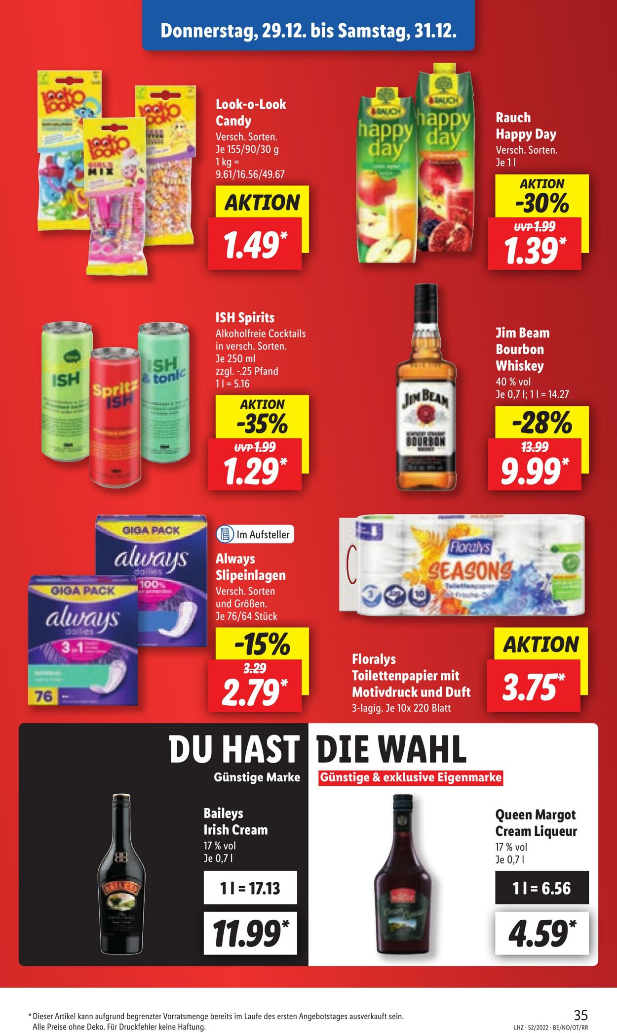 Prospekt Lidl 27.12.2022 - 31.12.2022