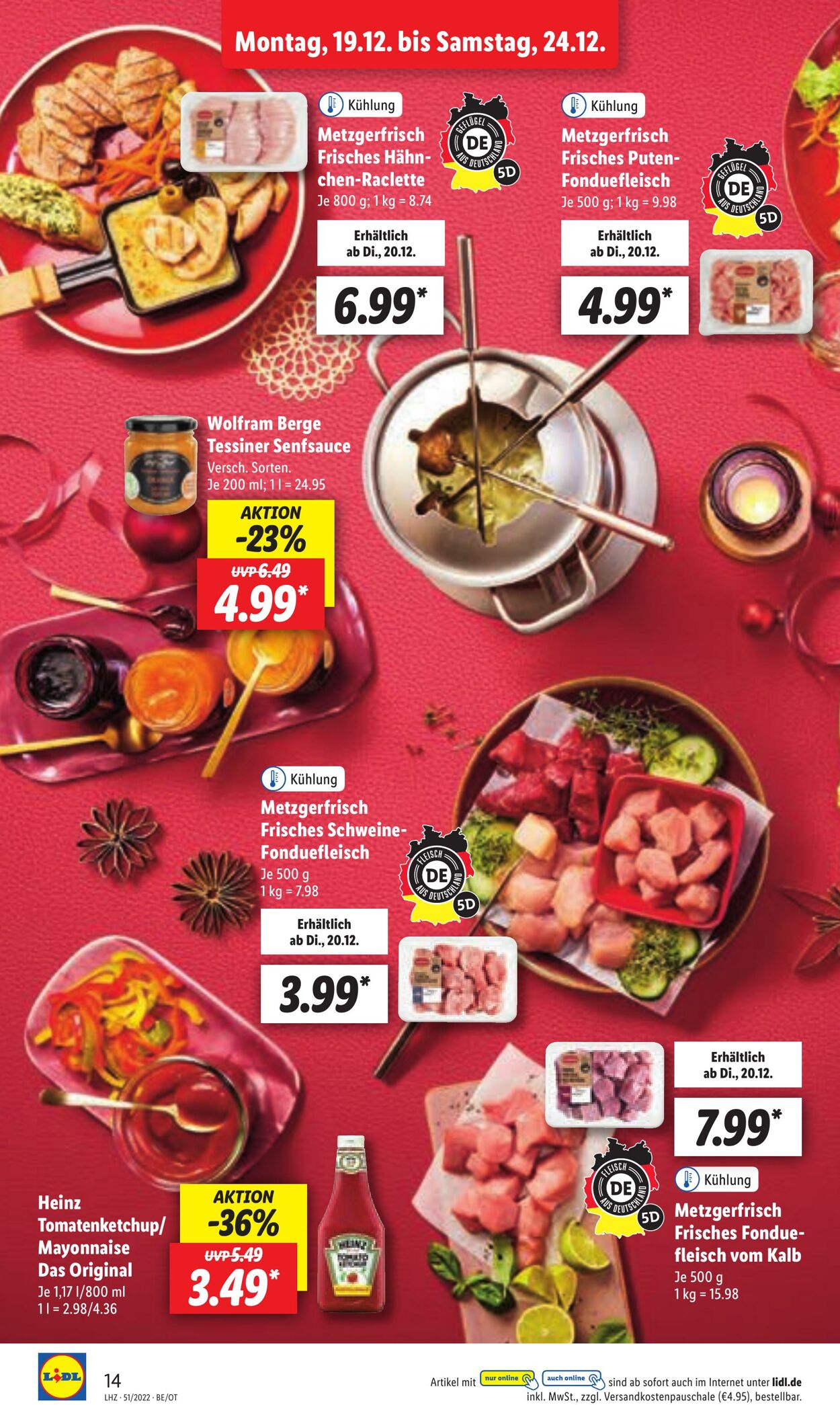 Prospekt Lidl 19.12.2022 - 24.12.2022