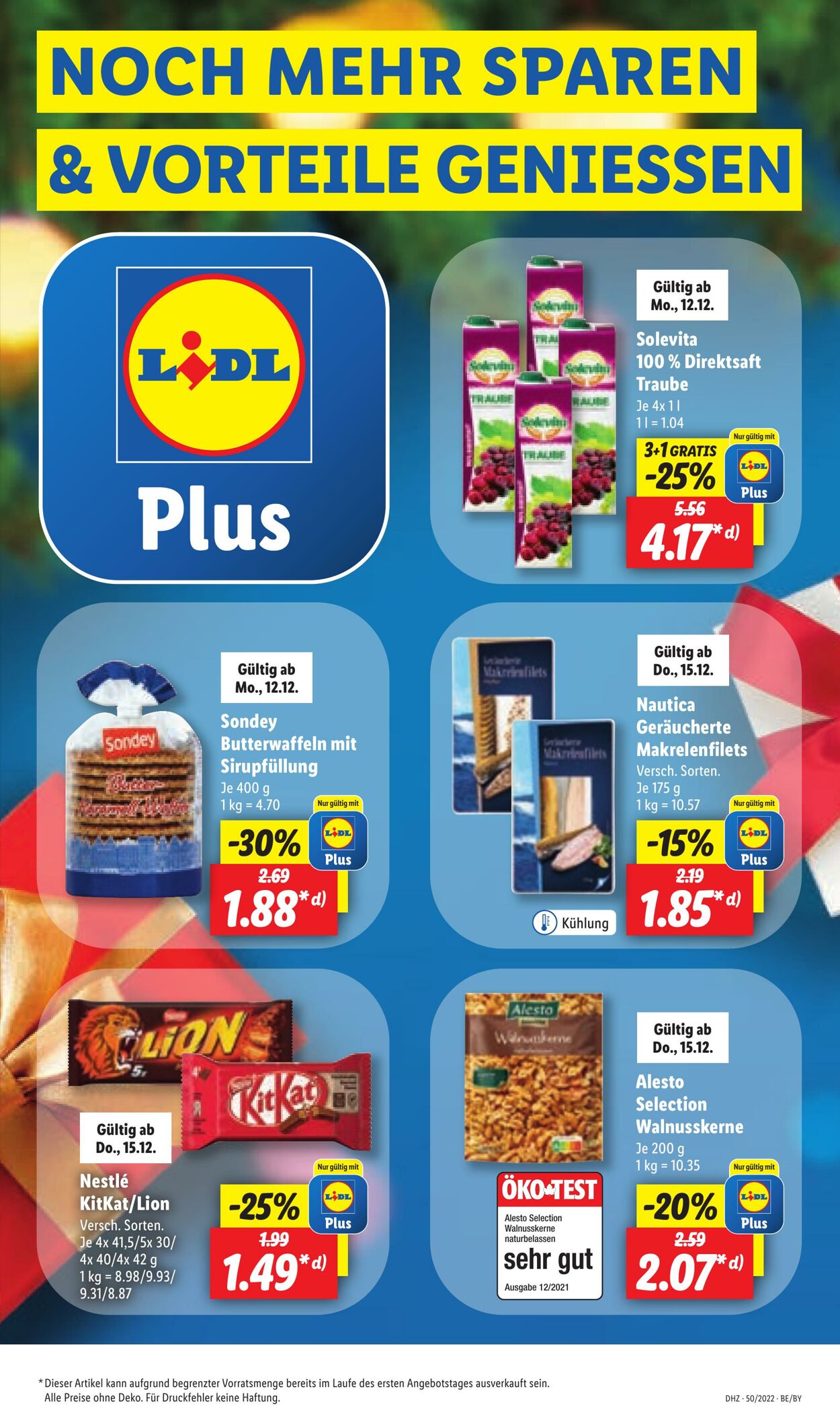 Prospekt Lidl 12.12.2022 - 17.12.2022