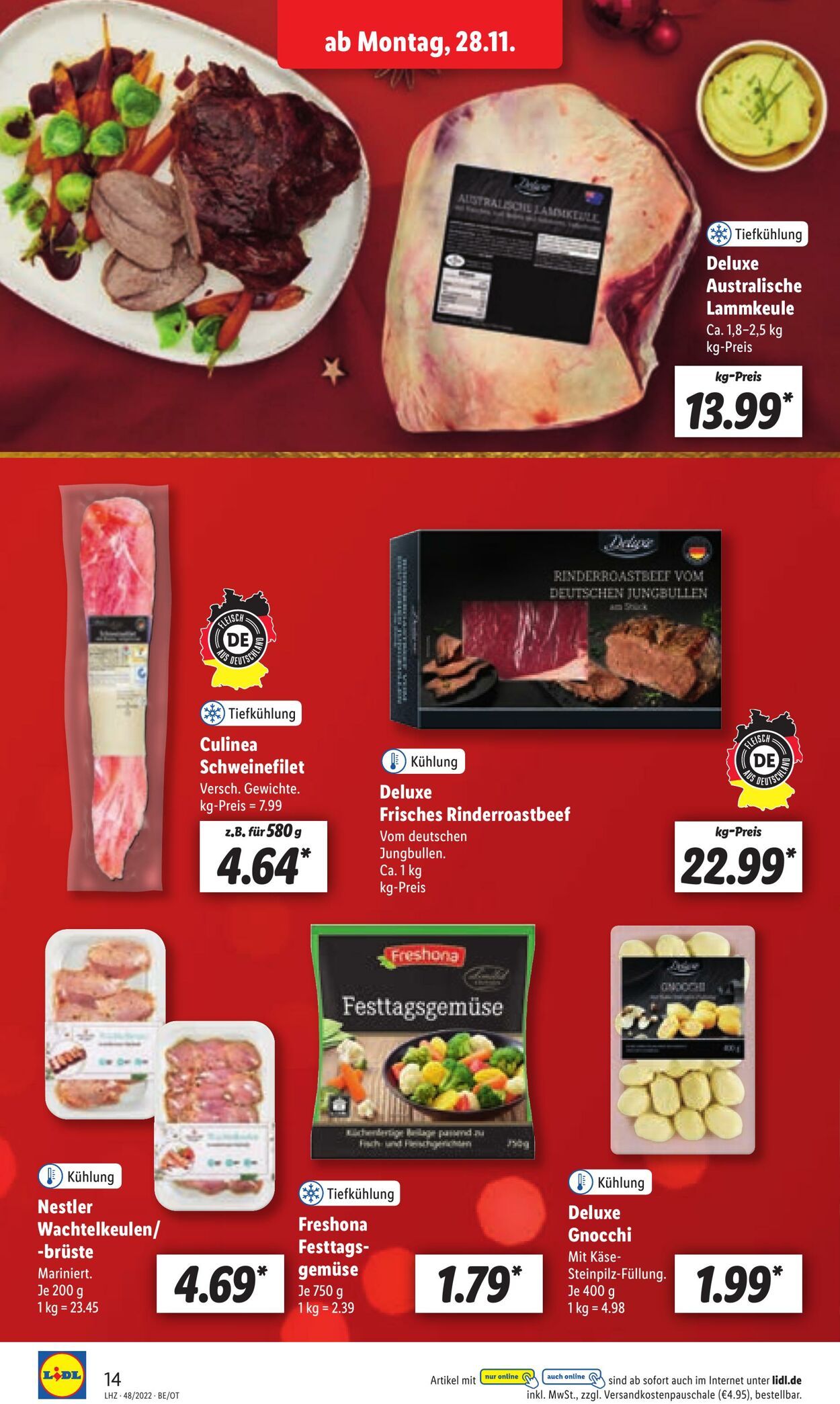 Prospekt Lidl 28.11.2022 - 03.12.2022