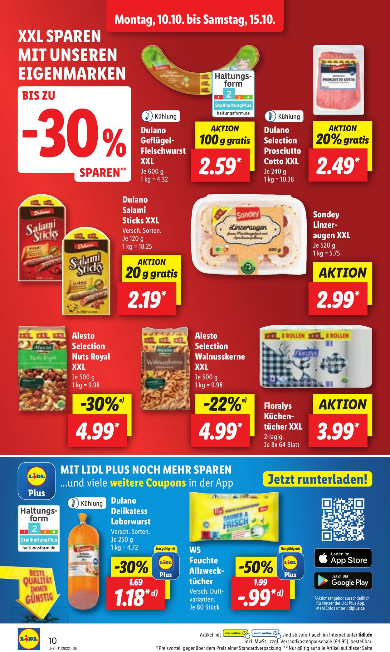 Prospekt Lidl 10.10.2022 - 15.10.2022