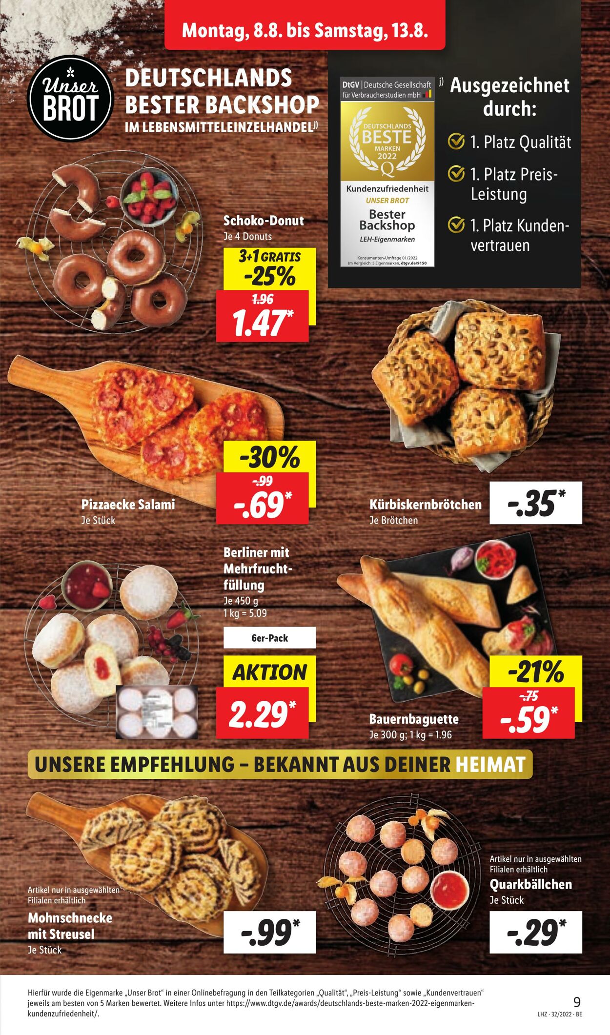 Prospekt Lidl 08.08.2022 - 13.08.2022