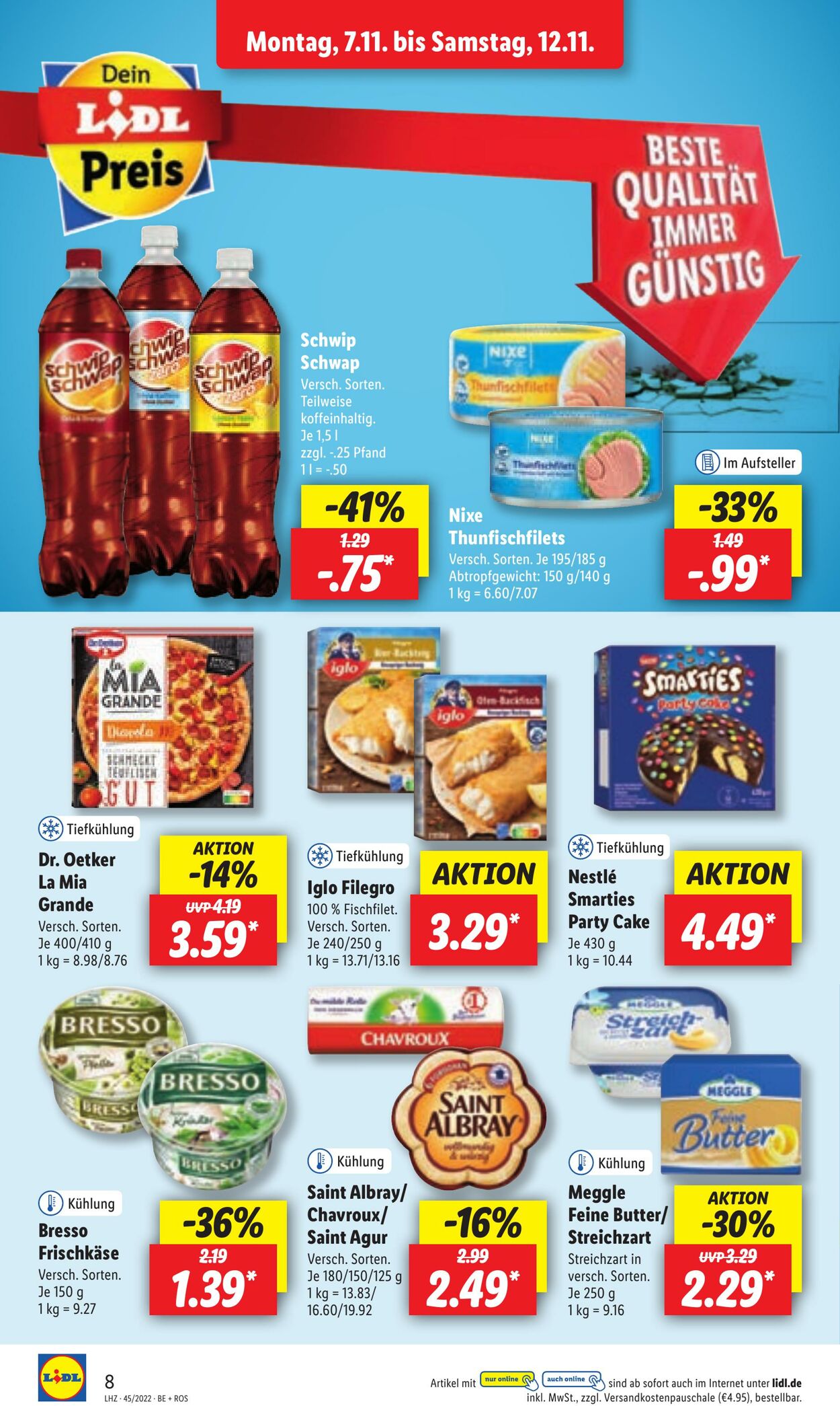 Prospekt Lidl 07.11.2022 - 12.11.2022