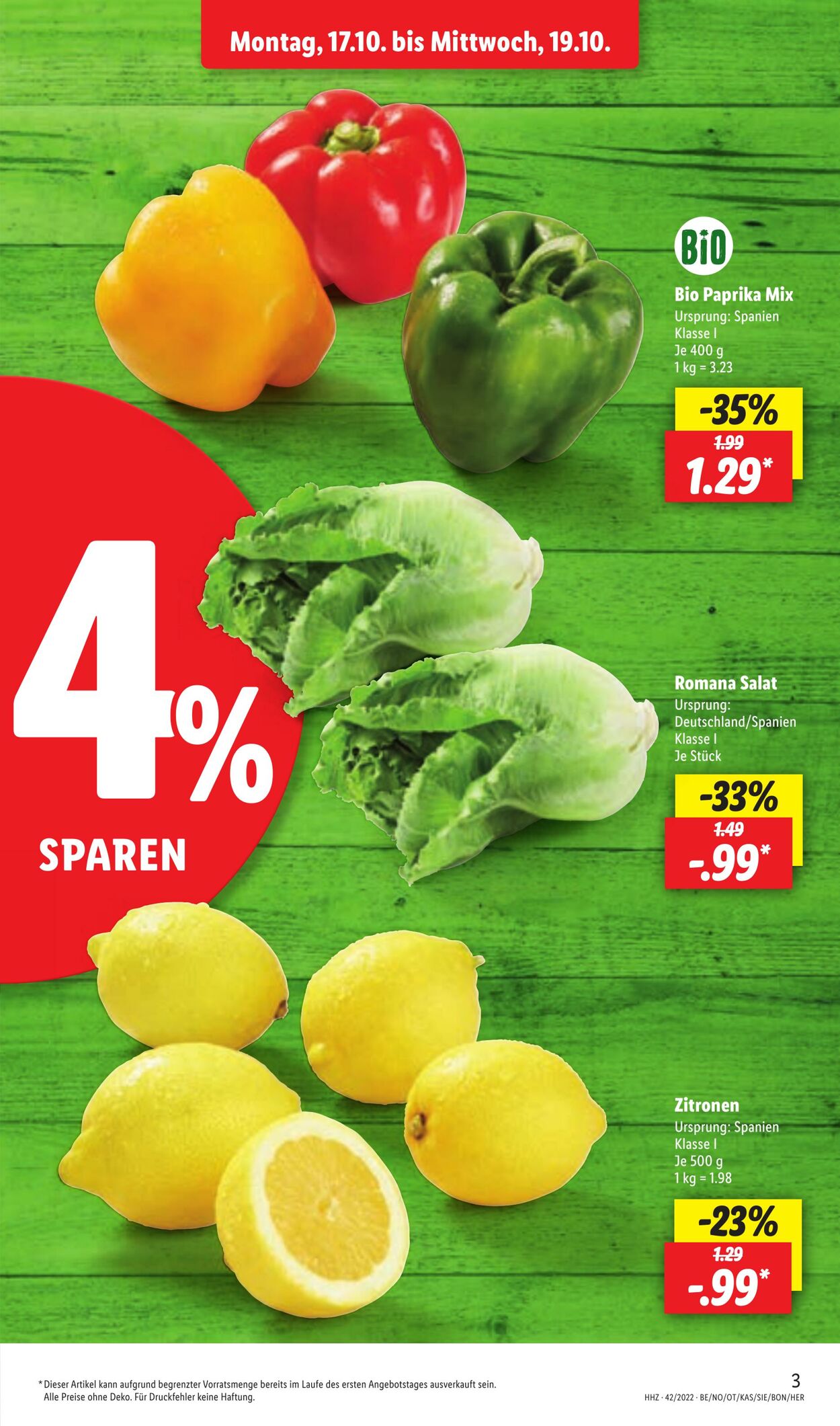 Prospekt Lidl 17.10.2022 - 22.10.2022