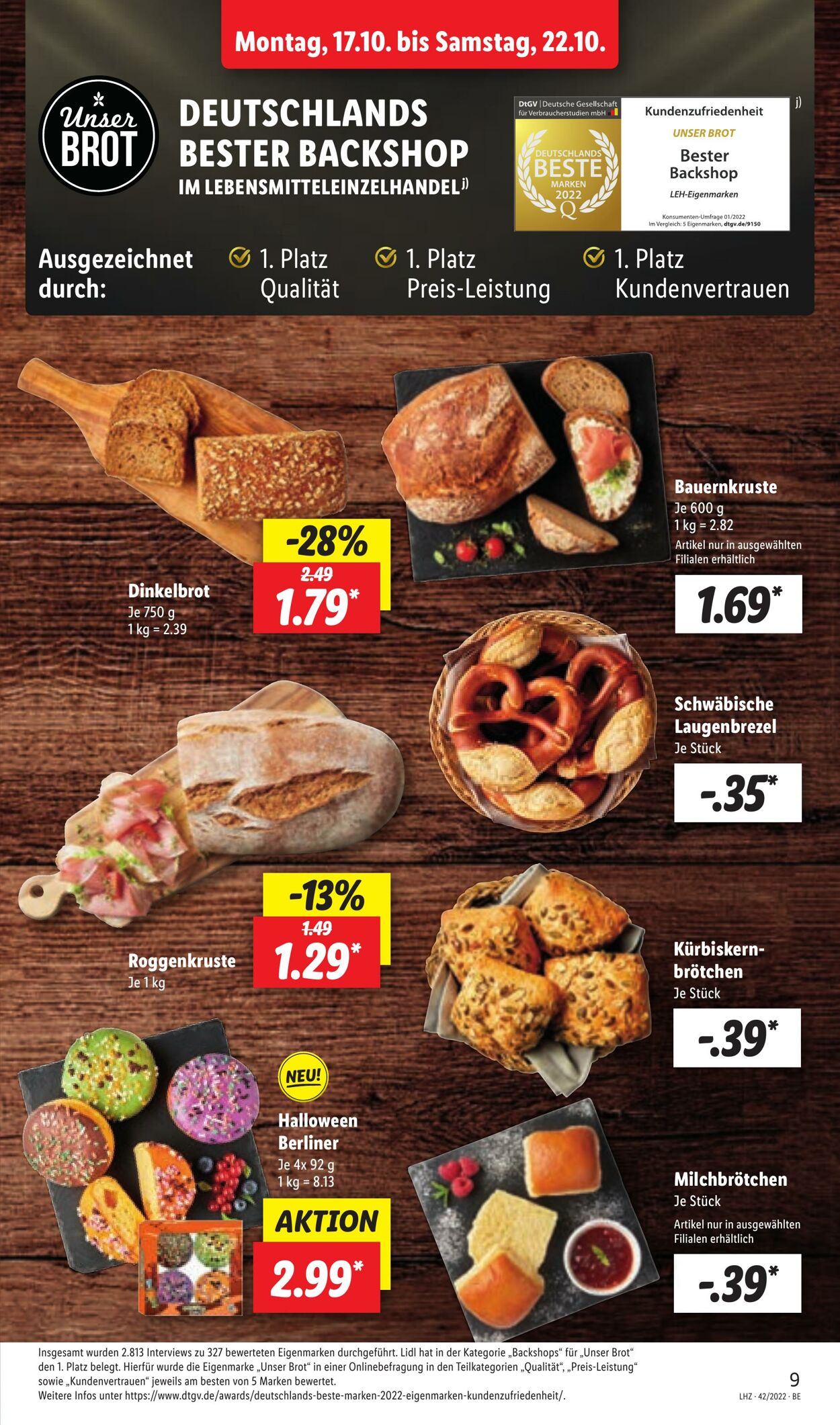 Prospekt Lidl 17.10.2022 - 22.10.2022