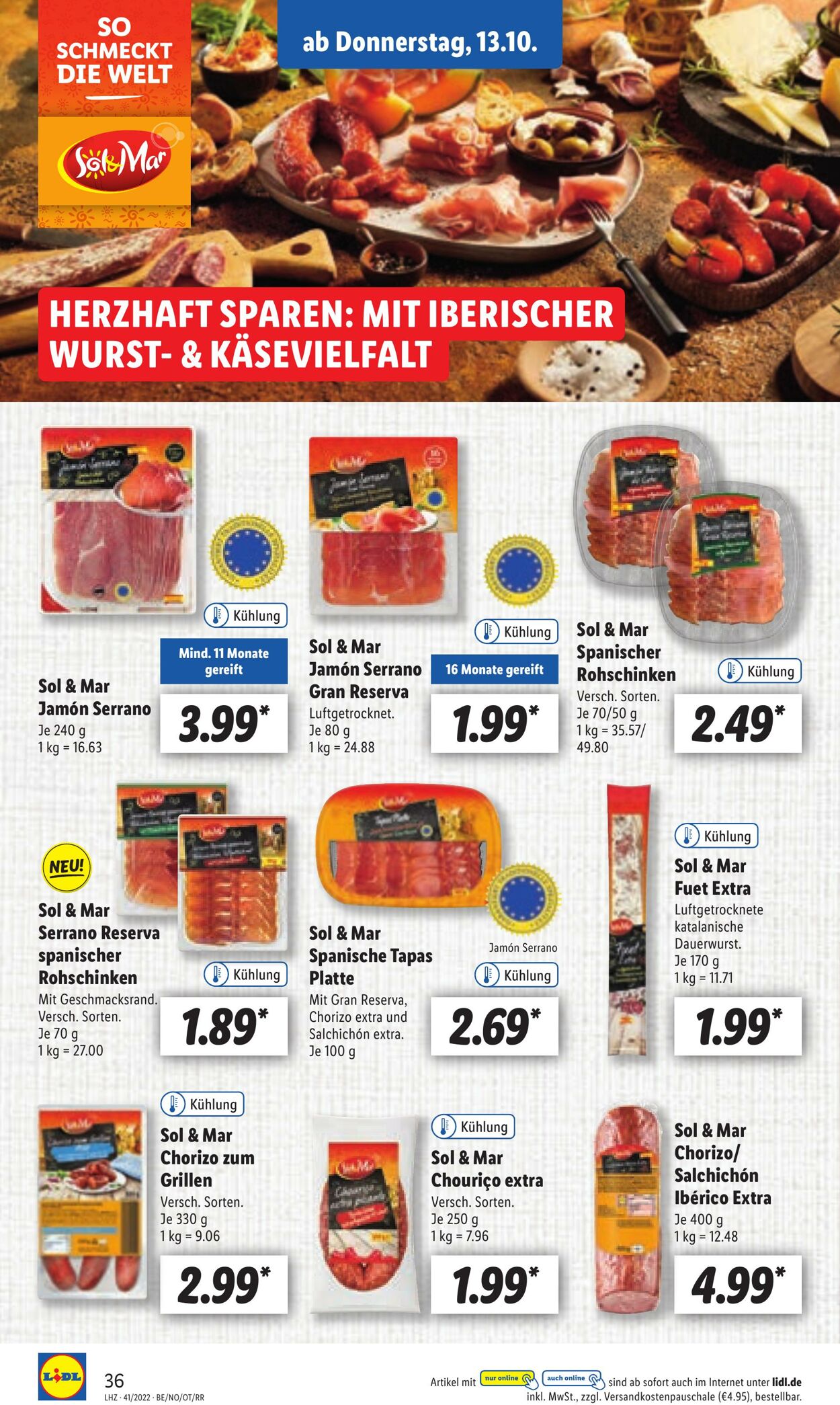 Prospekt Lidl 10.10.2022 - 15.10.2022