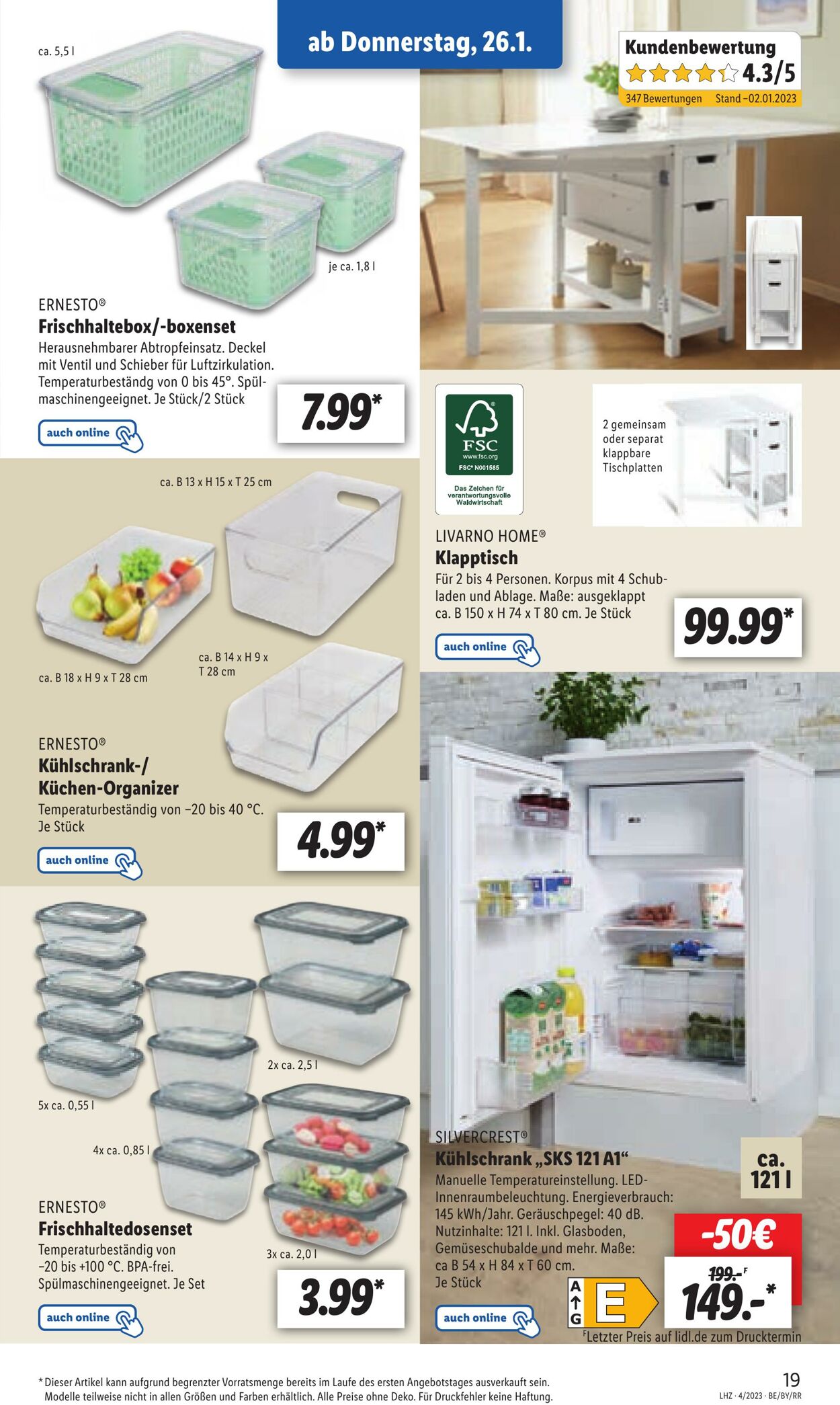 Prospekt Lidl 23.01.2023 - 28.01.2023