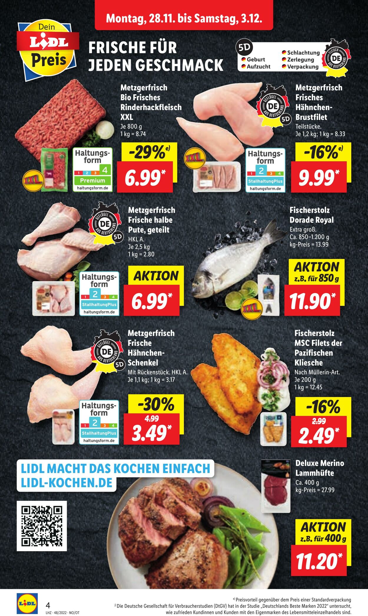 Prospekt Lidl 28.11.2022 - 03.12.2022