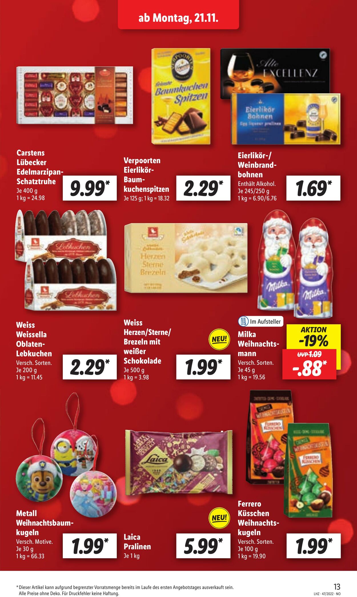 Prospekt Lidl 21.11.2022 - 26.11.2022