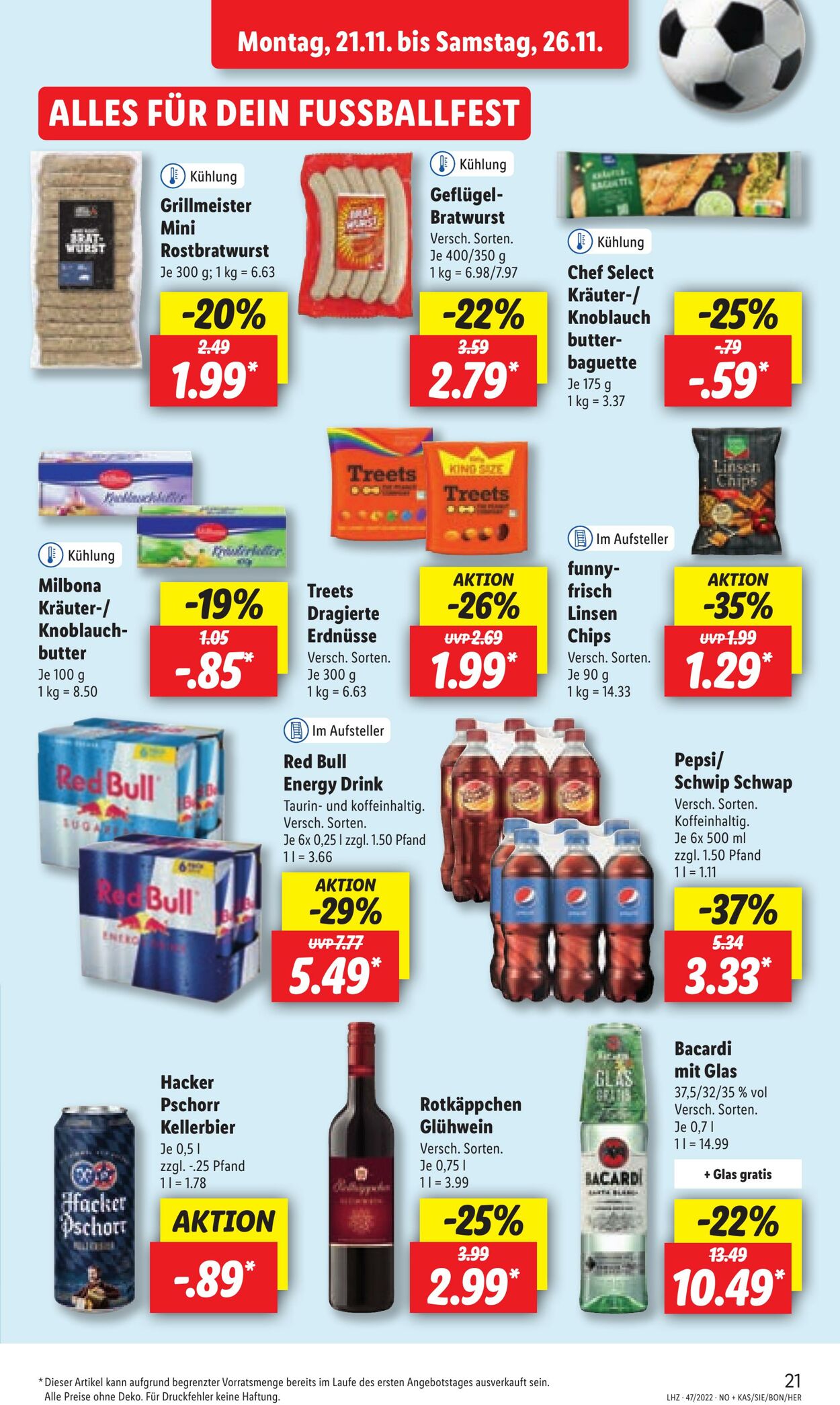 Prospekt Lidl 21.11.2022 - 26.11.2022