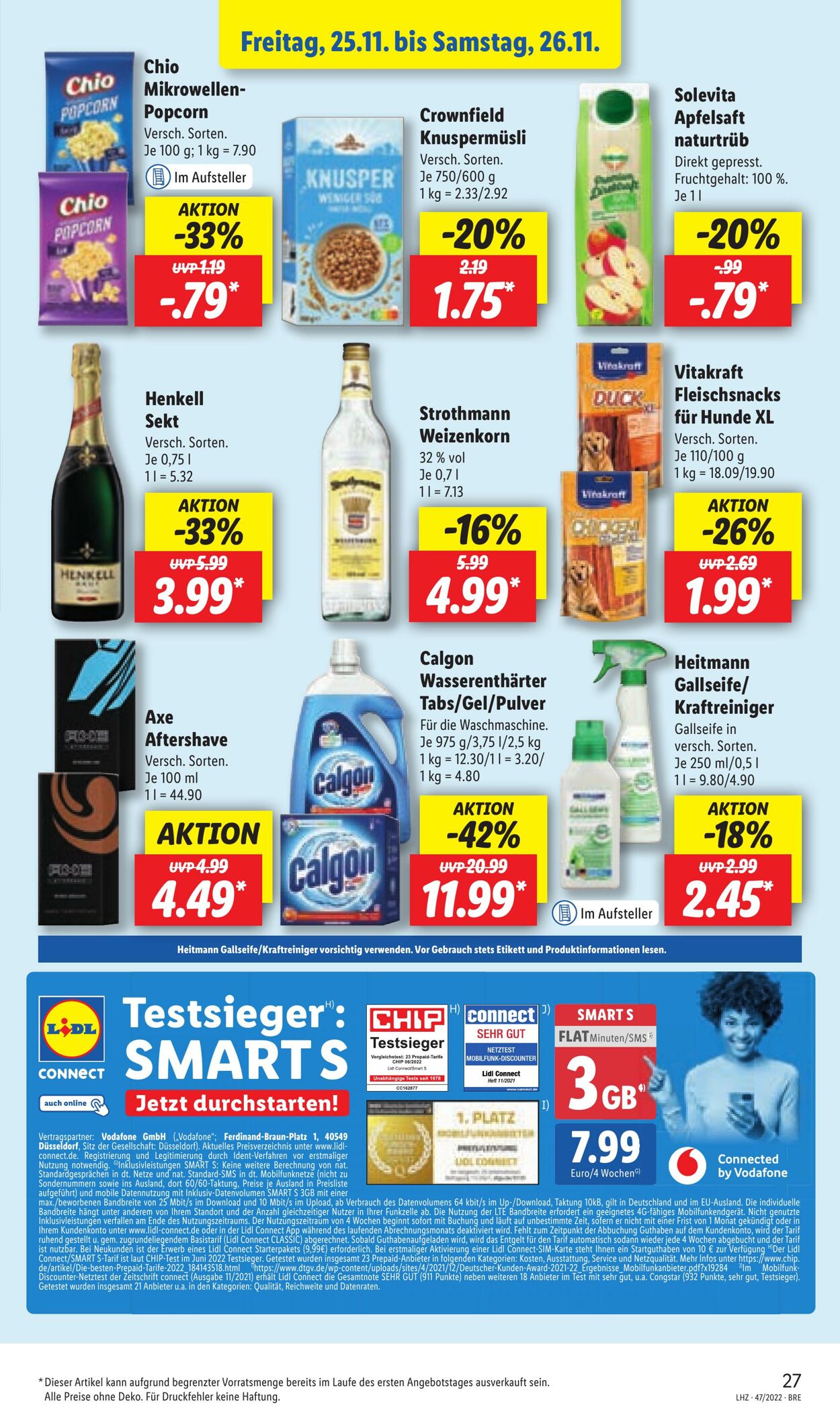 Prospekt Lidl 21.11.2022 - 26.11.2022