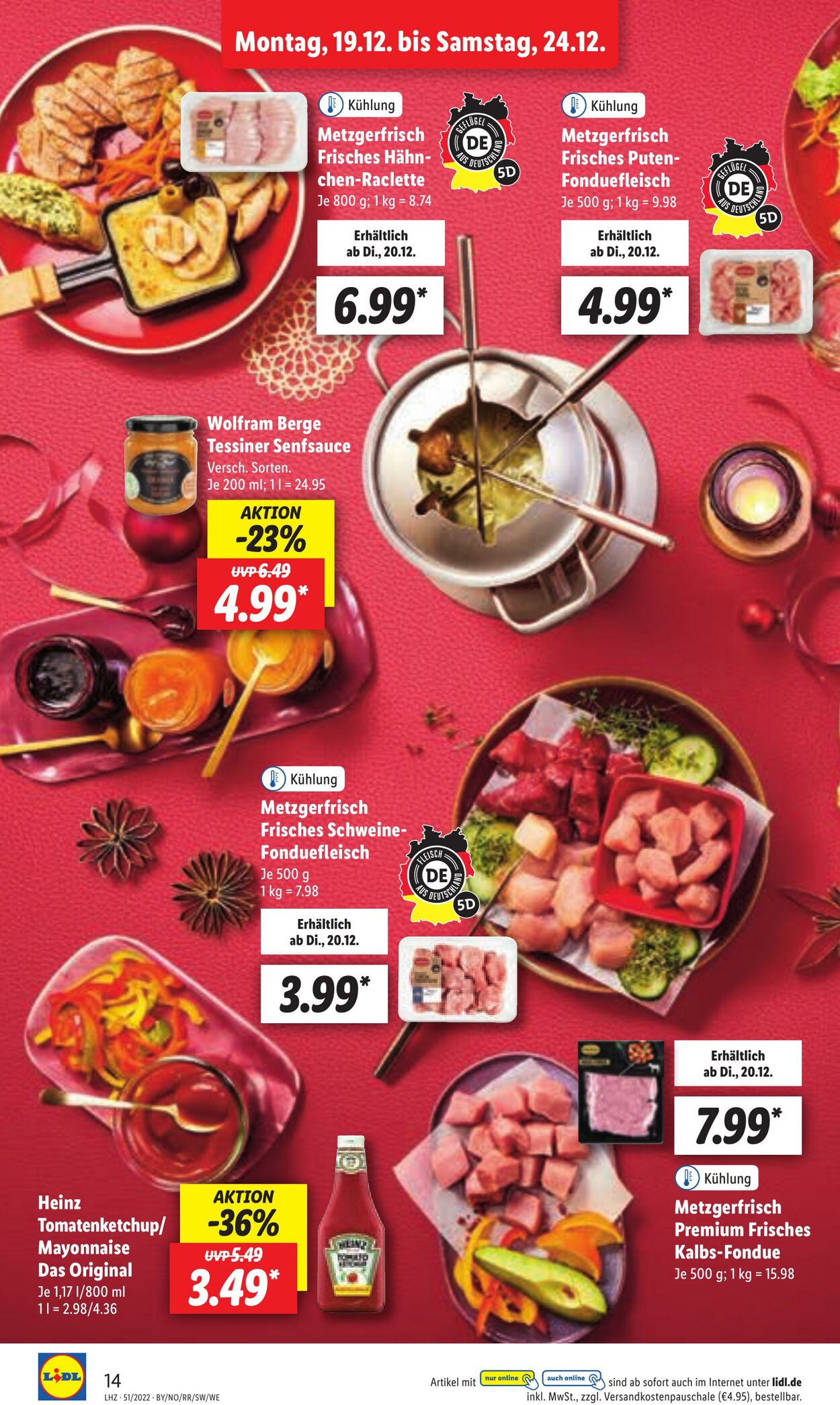 Prospekt Lidl 19.12.2022 - 24.12.2022