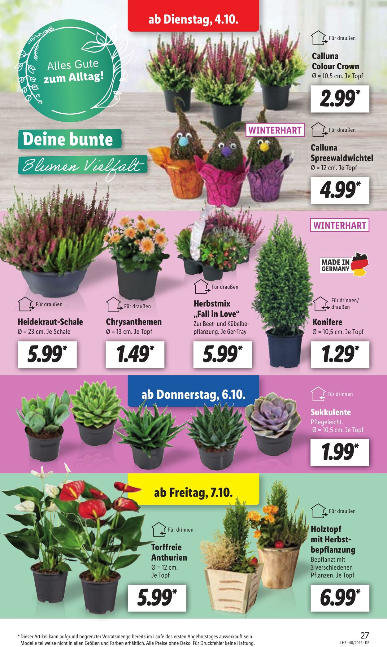 Prospekt Lidl 04.10.2022 - 08.10.2022