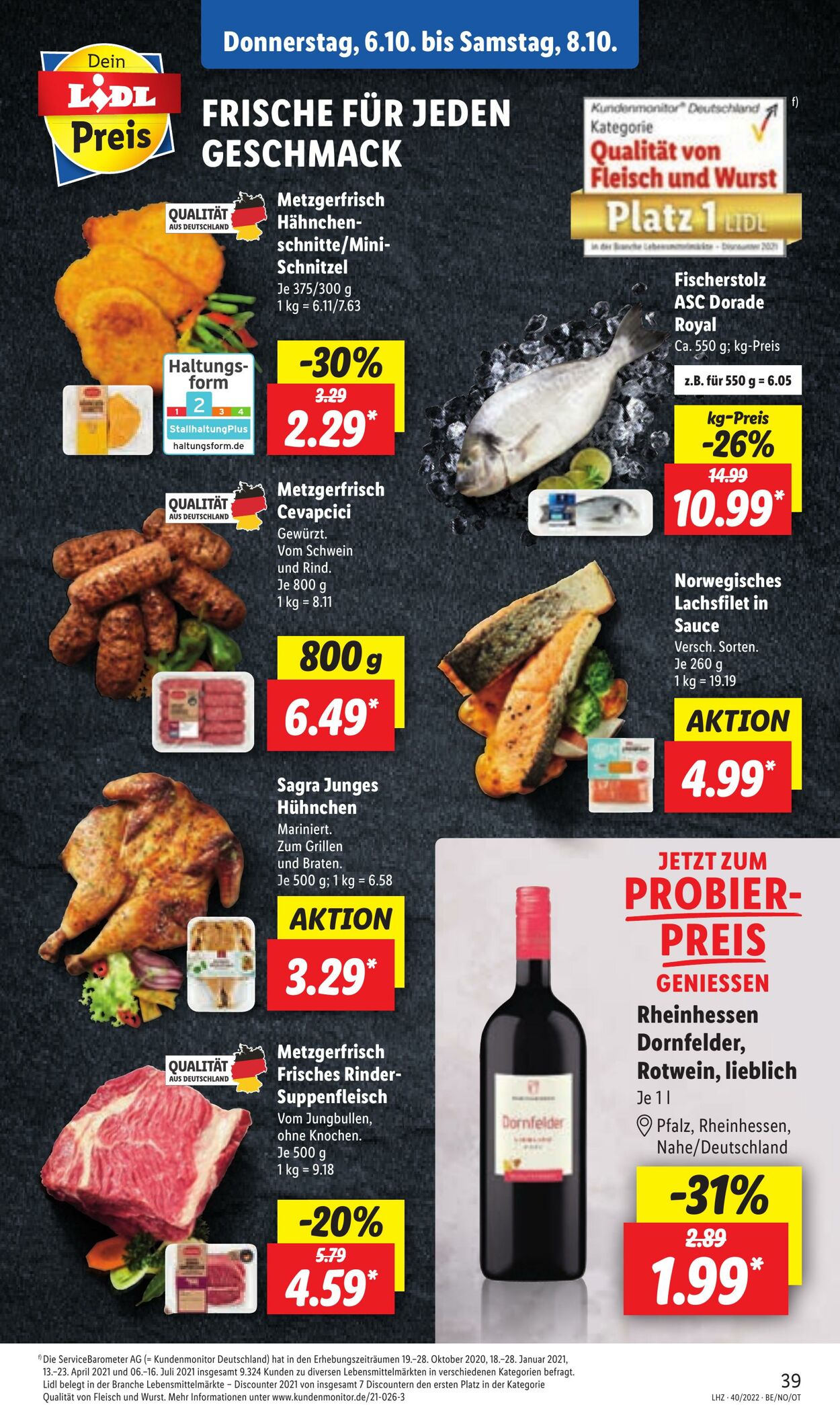 Prospekt Lidl 04.10.2022 - 08.10.2022