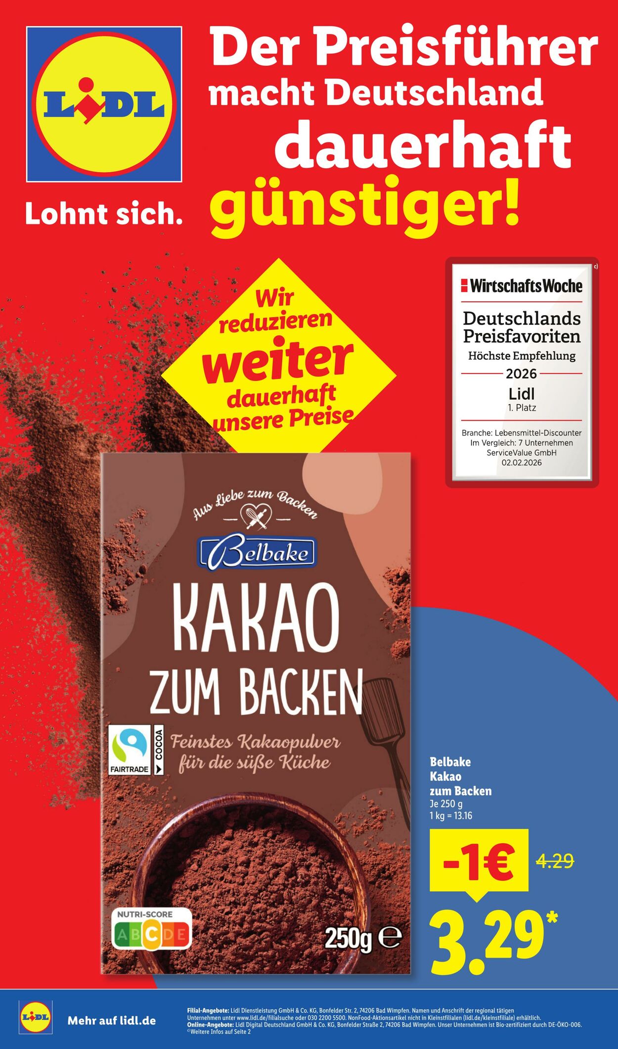 Prospekt Lidl 08.12.2025 - 21.02.2026