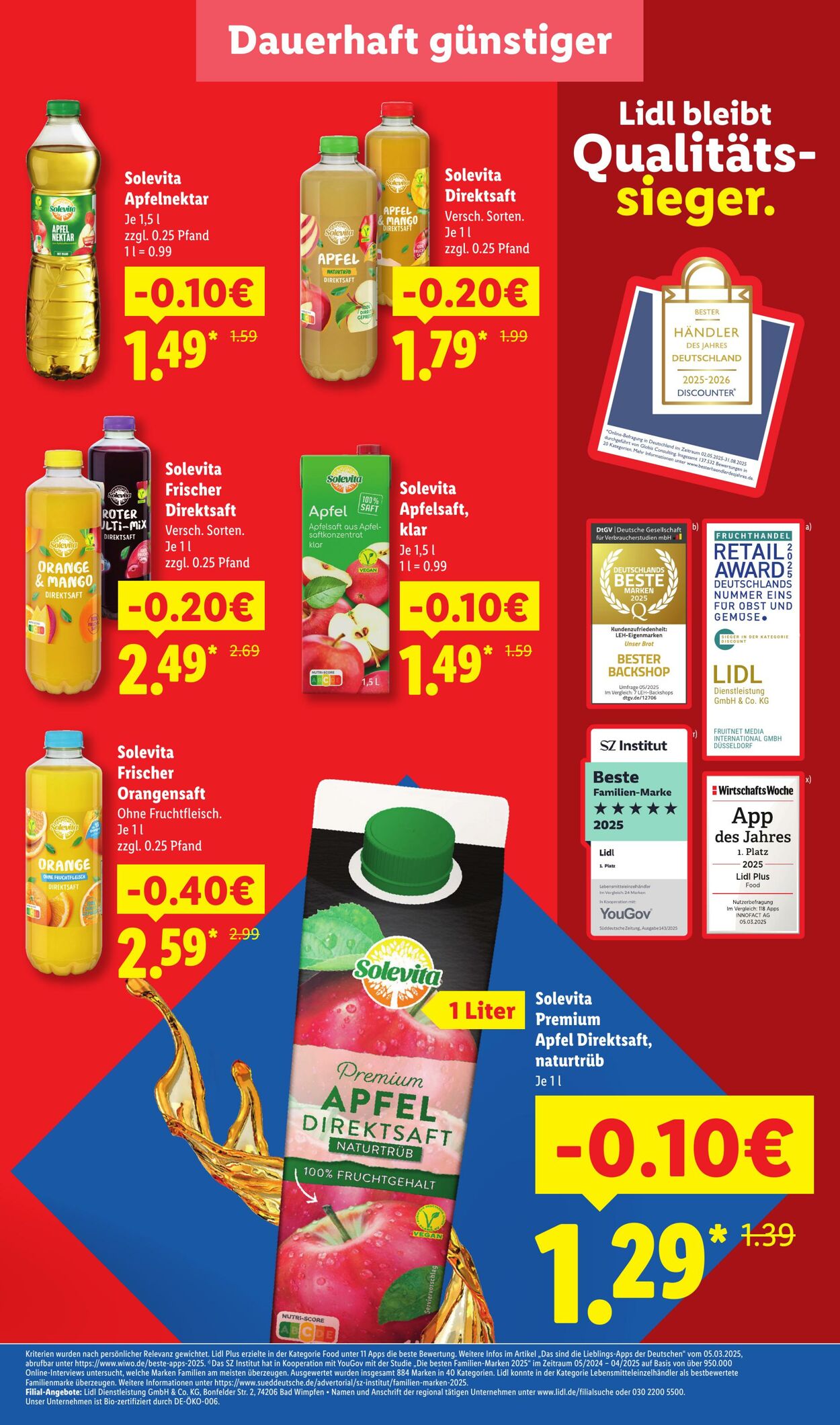 Prospekt Lidl 08.12.2025 - 08.12.2025