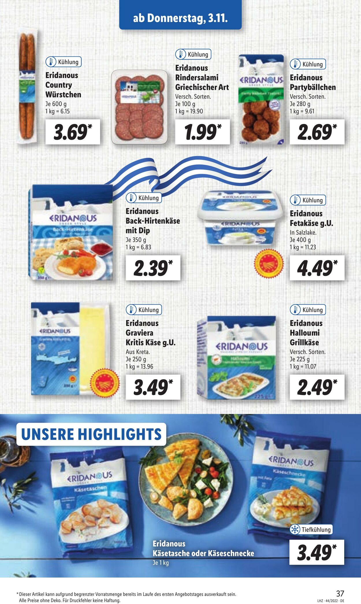 Prospekt Lidl 31.10.2022 - 05.11.2022