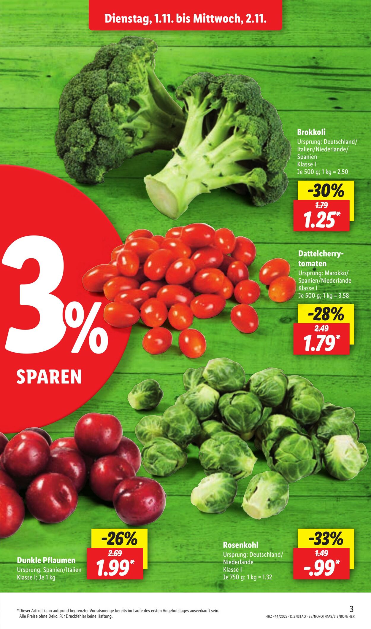 Prospekt Lidl 31.10.2022 - 05.11.2022