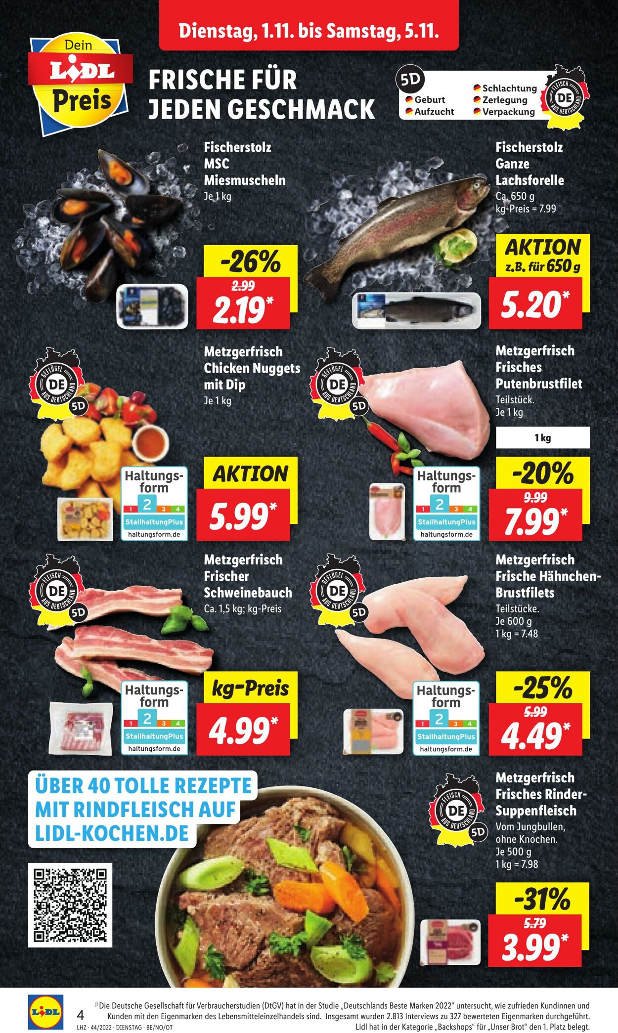 Prospekt Lidl 31.10.2022 - 05.11.2022