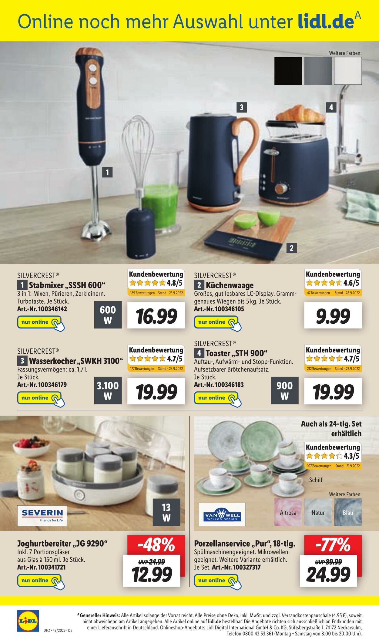 Prospekt Lidl 17.10.2022 - 22.10.2022