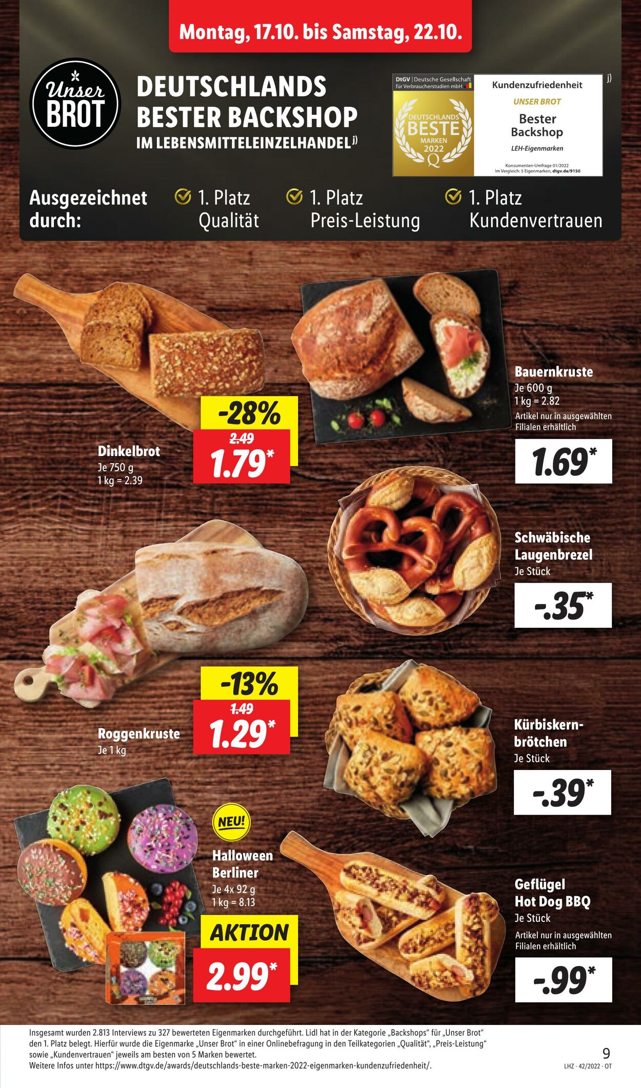 Prospekt Lidl 17.10.2022 - 22.10.2022