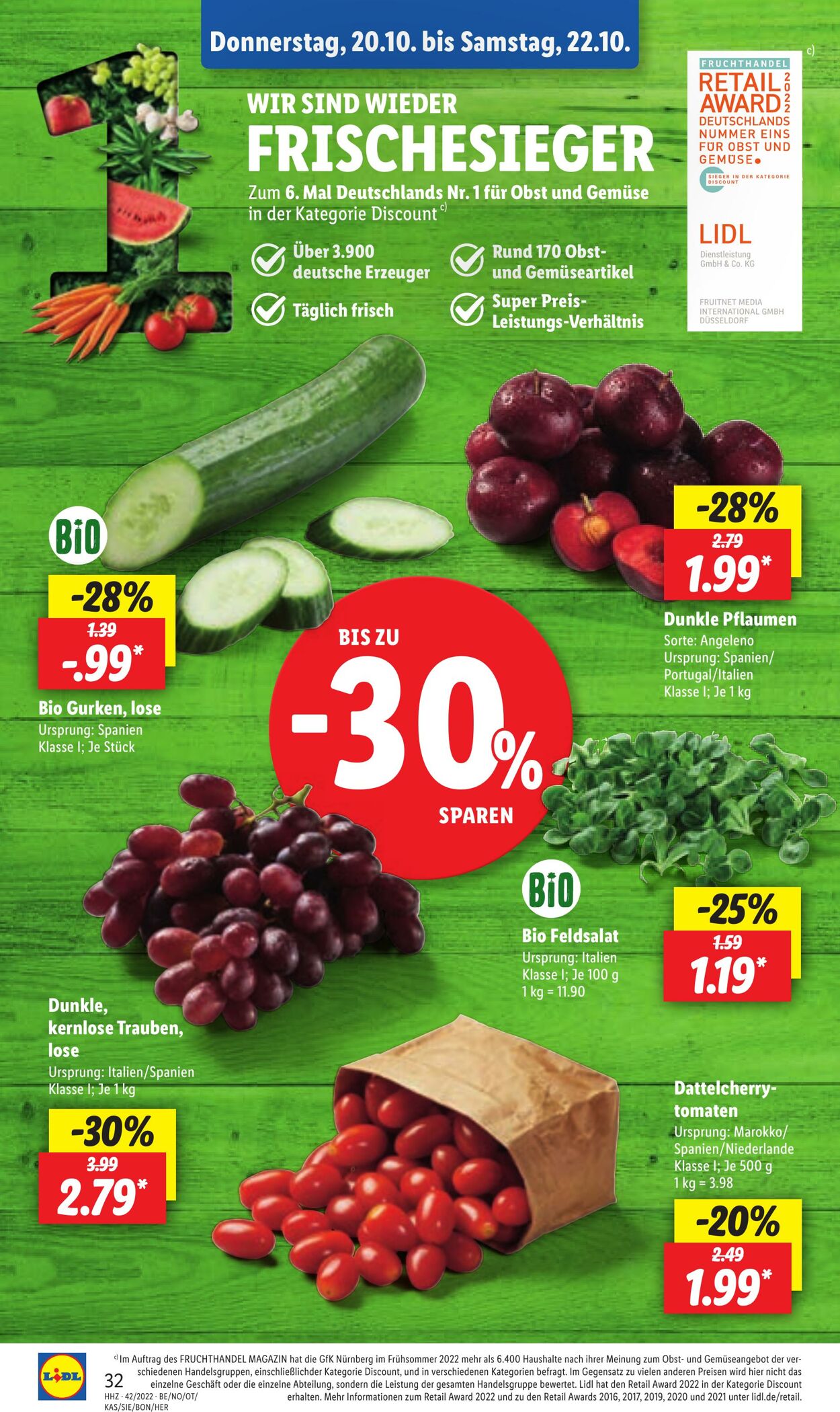 Prospekt Lidl 17.10.2022 - 22.10.2022