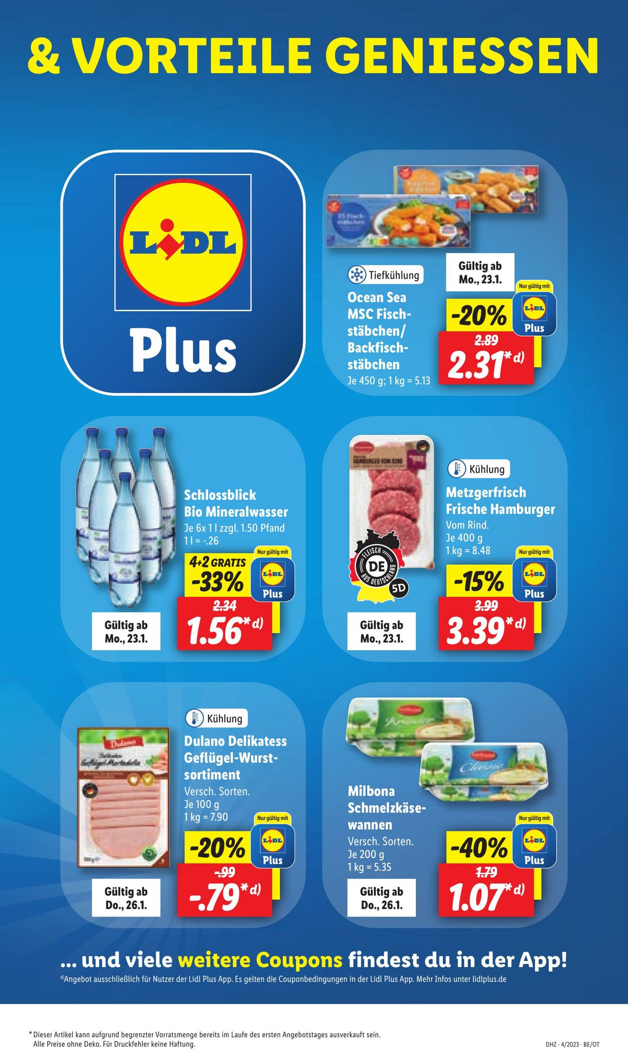 Prospekt Lidl 23.01.2023 - 28.01.2023