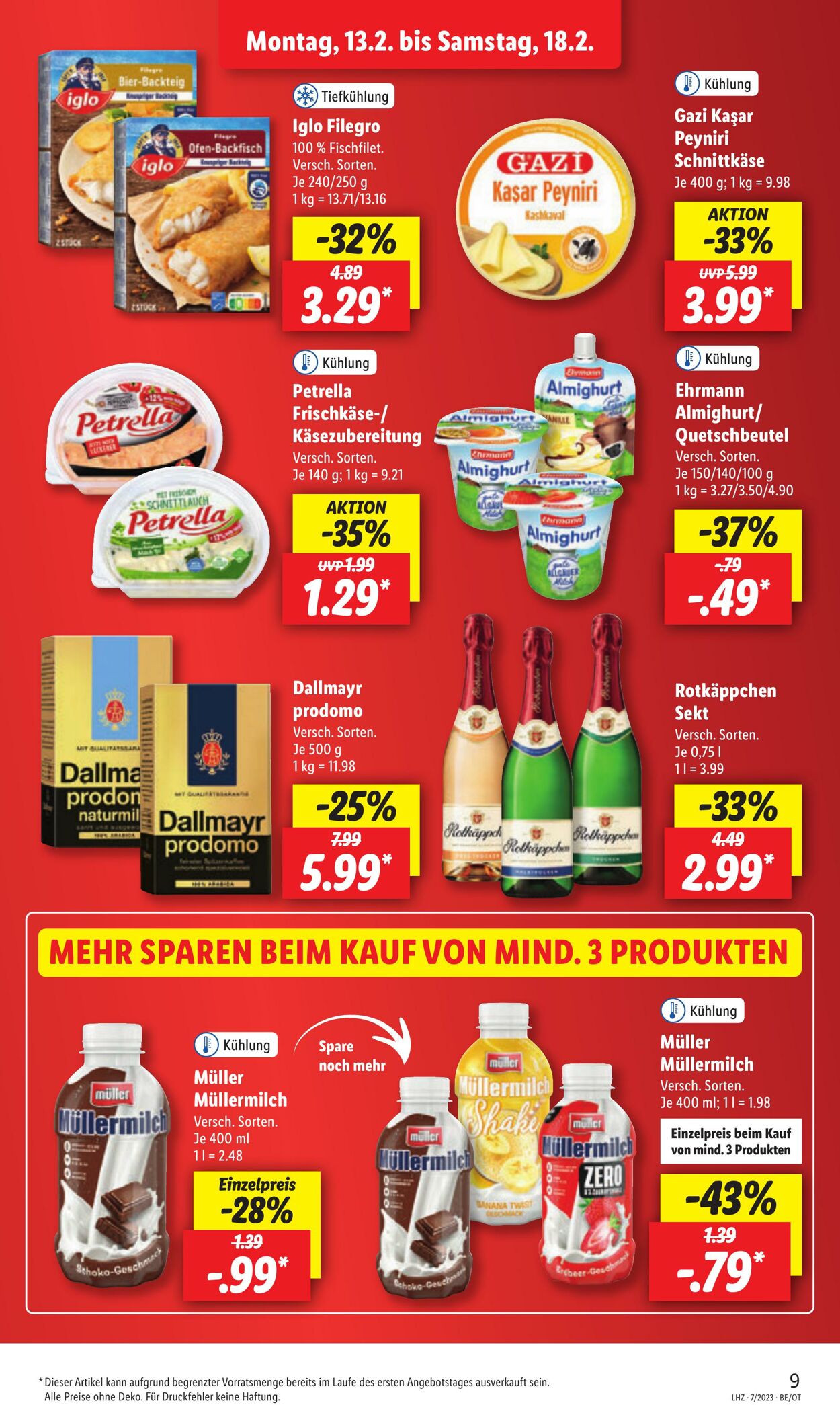 Prospekt Lidl 13.02.2023 - 18.02.2023