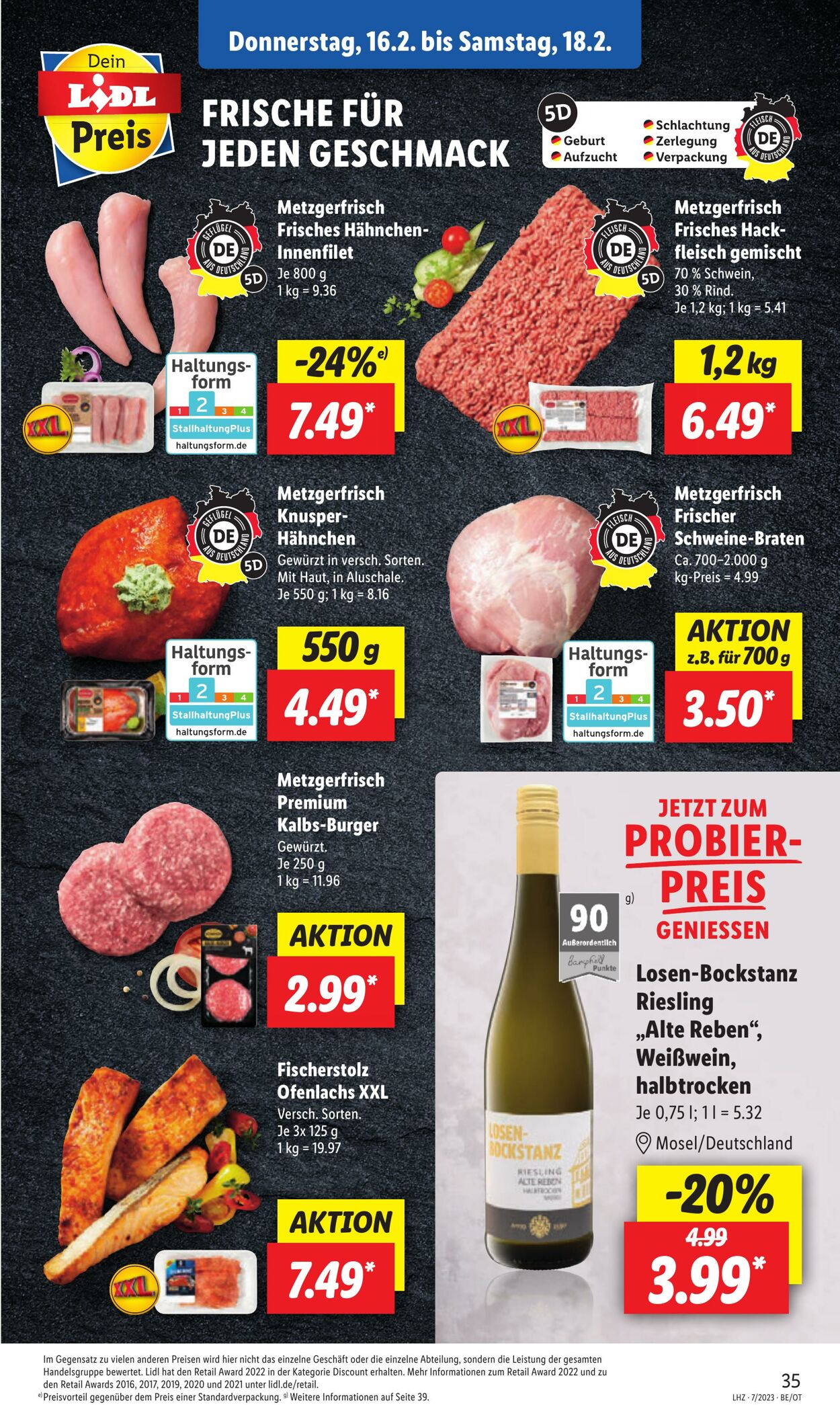 Prospekt Lidl 13.02.2023 - 18.02.2023