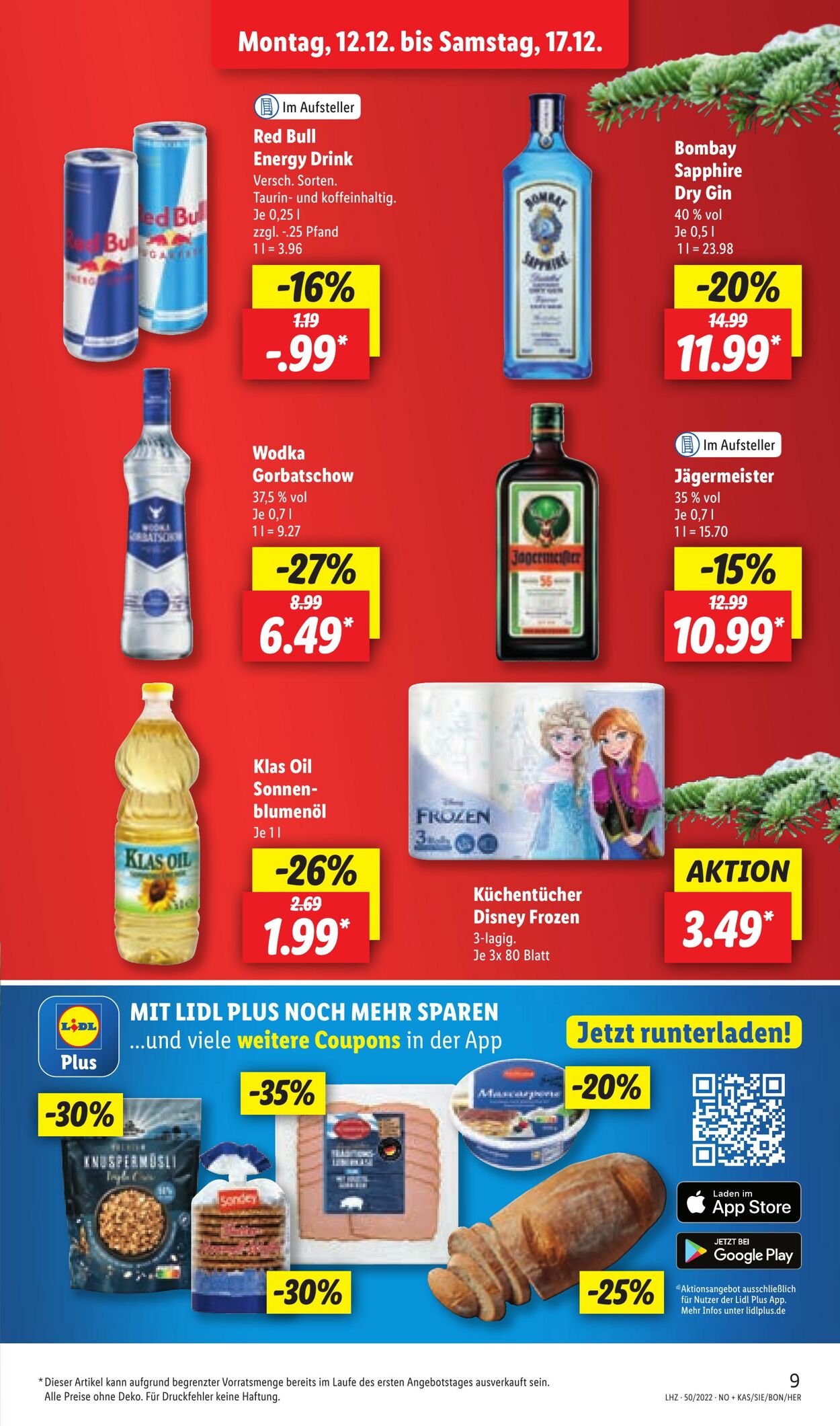 Prospekt Lidl 12.12.2022 - 17.12.2022