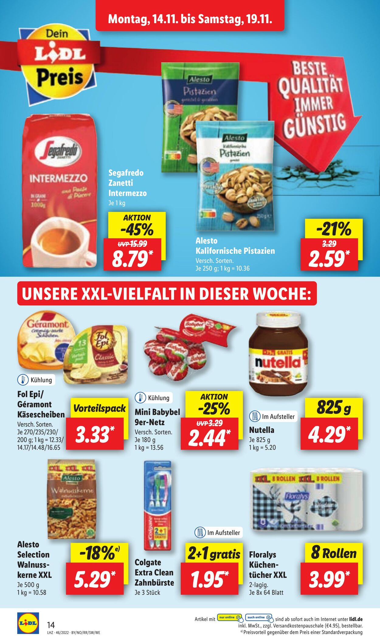 Prospekt Lidl 14.11.2022 - 19.11.2022