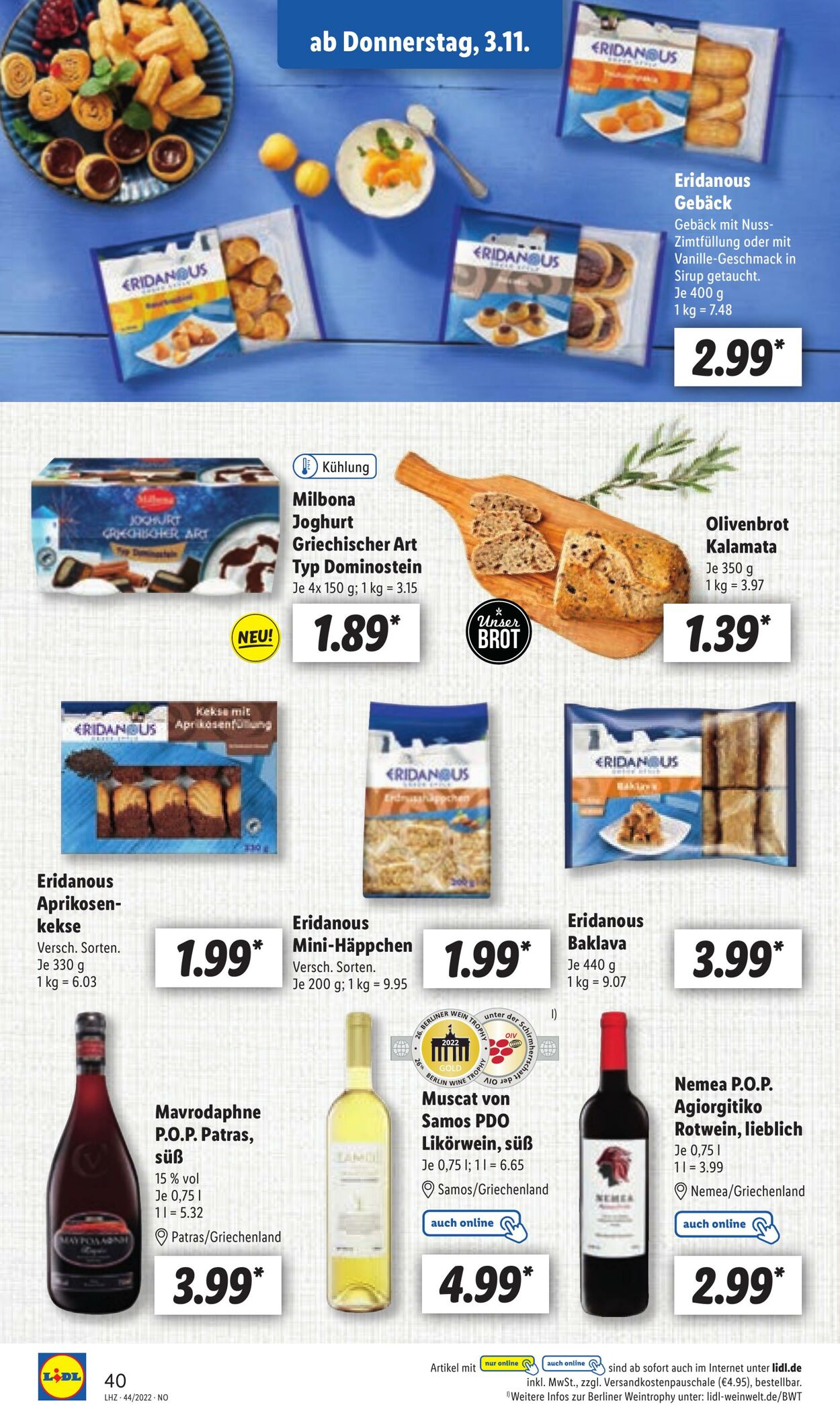 Prospekt Lidl 31.10.2022 - 05.11.2022