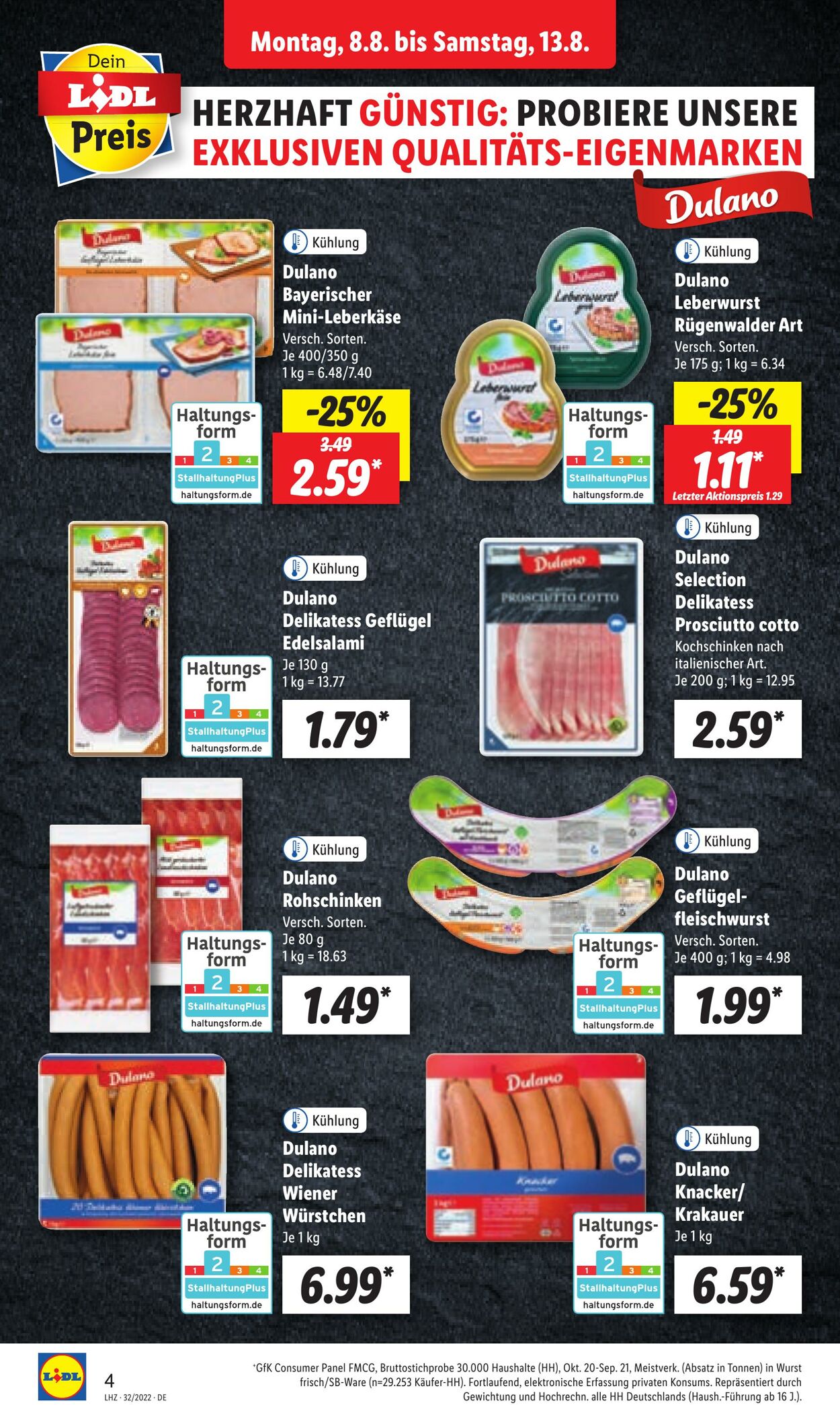 Prospekt Lidl 08.08.2022 - 13.08.2022