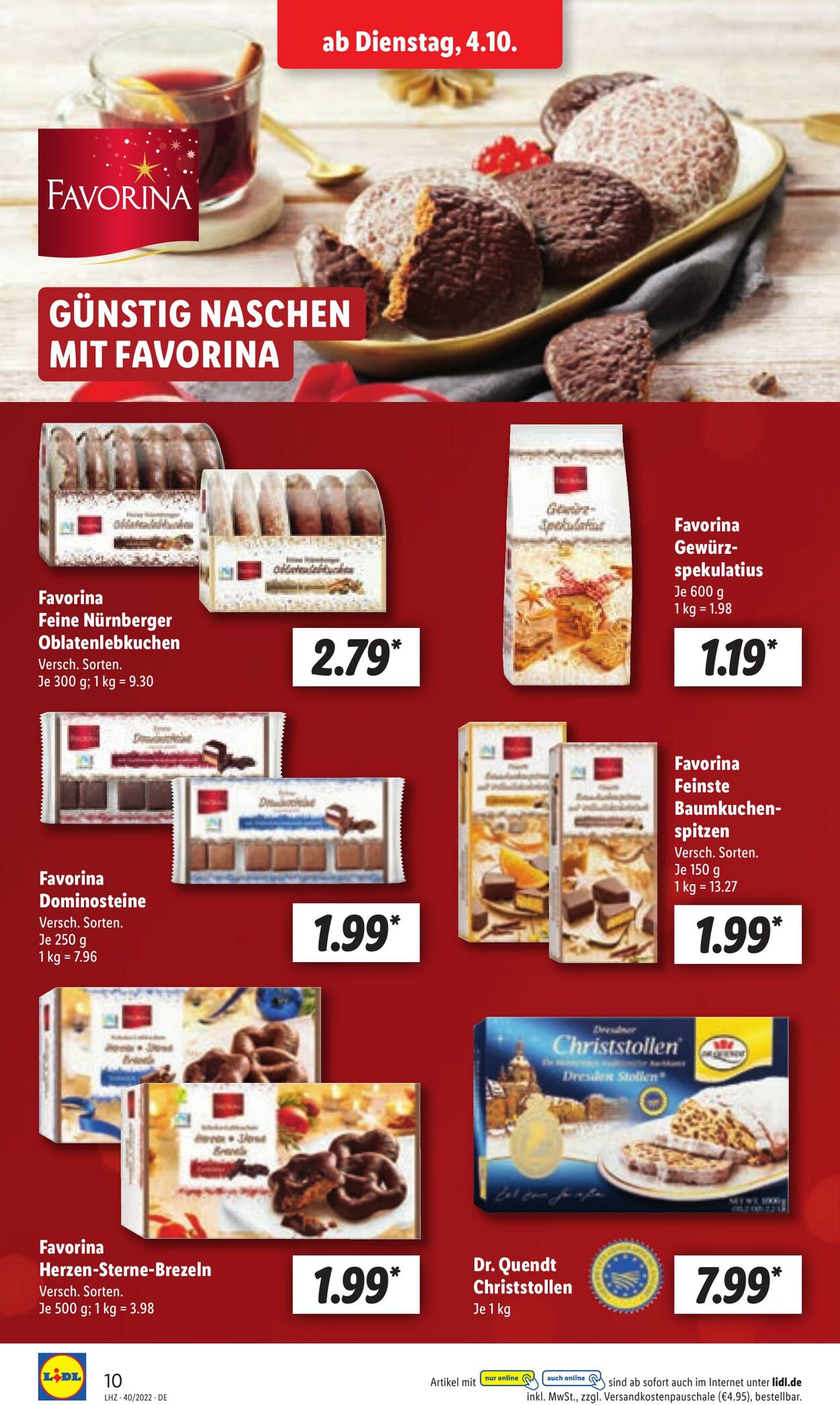 Prospekt Lidl 04.10.2022 - 08.10.2022