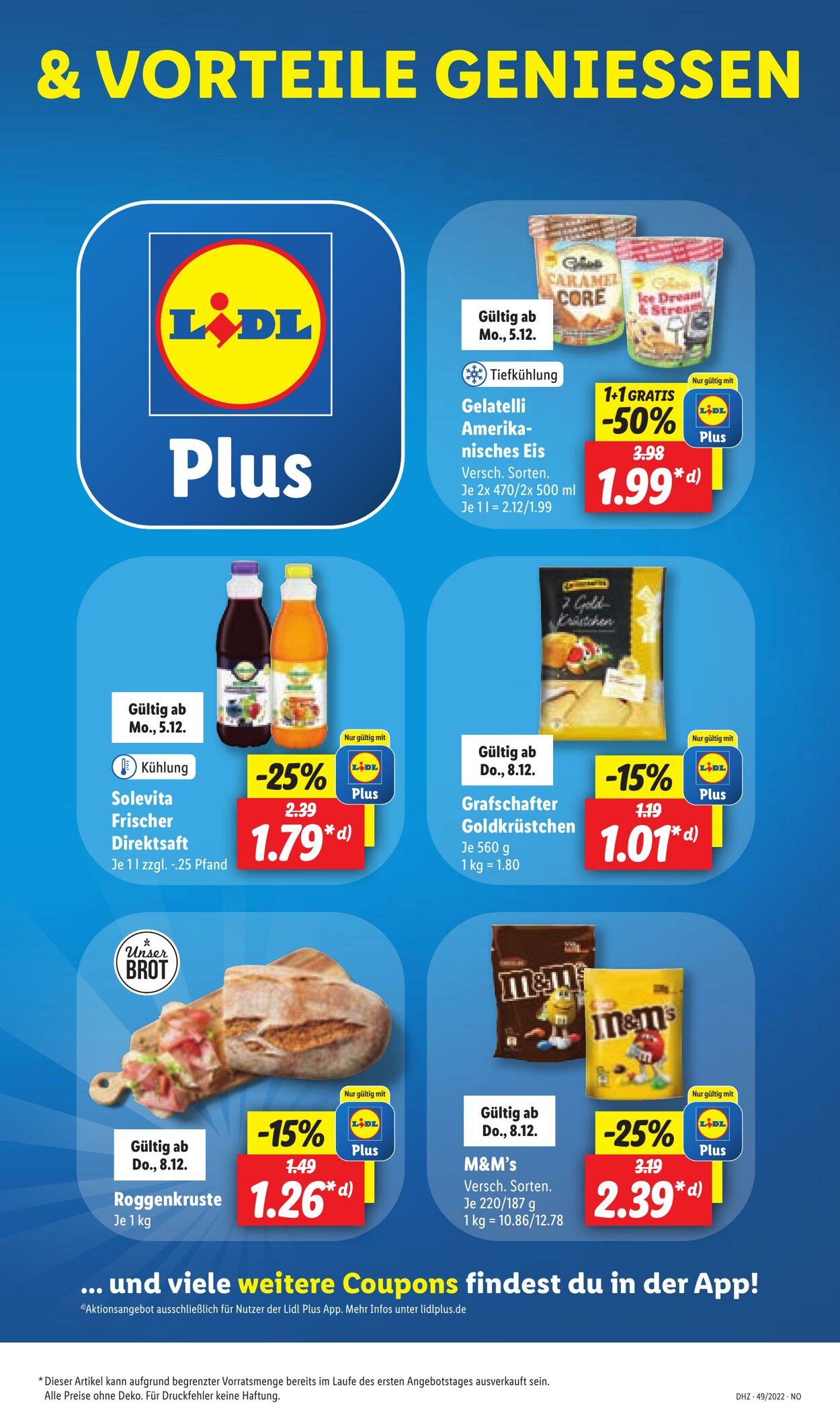 Prospekt Lidl 05.12.2022 - 10.12.2022