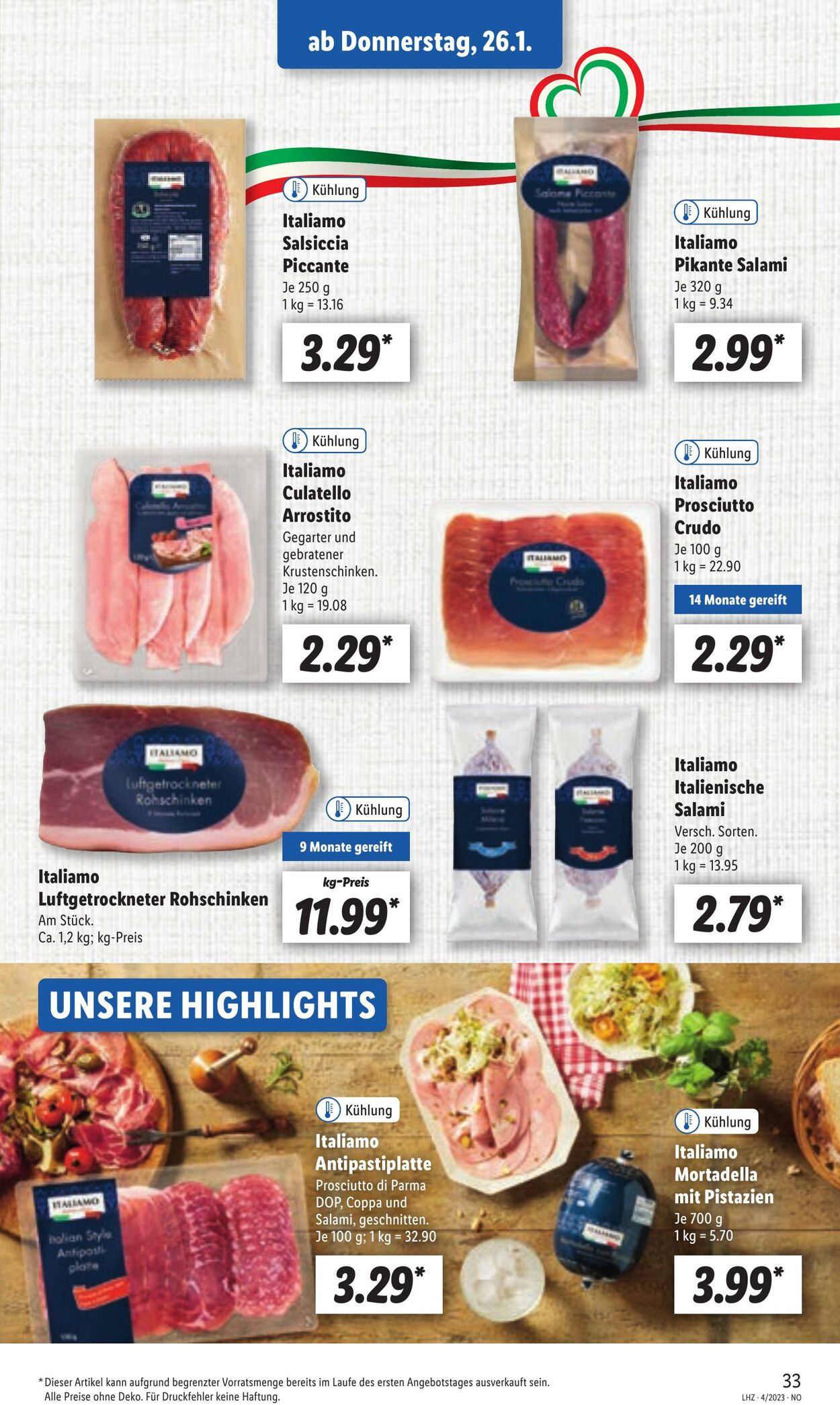 Prospekt Lidl 23.01.2023 - 28.01.2023