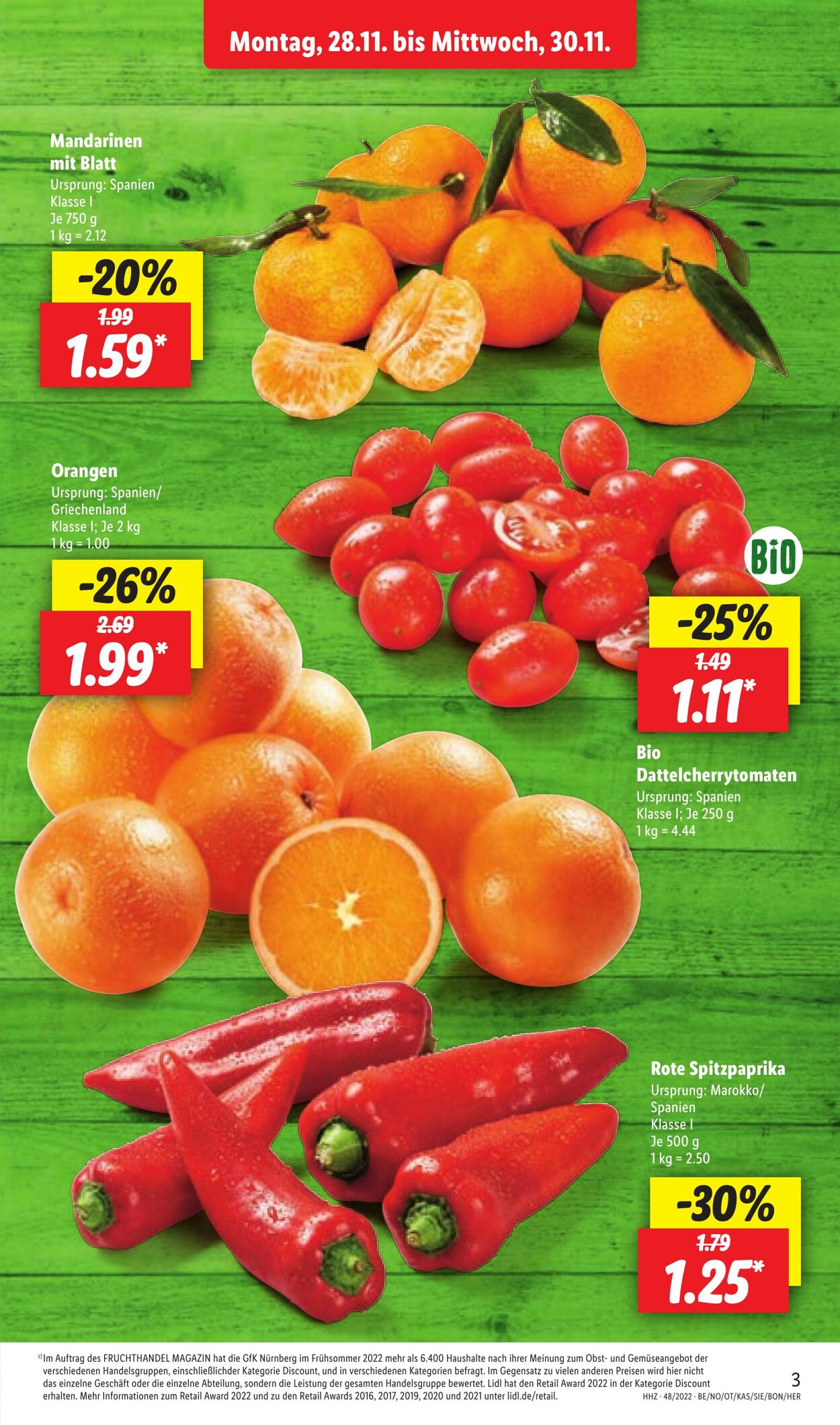 Prospekt Lidl 28.11.2022 - 03.12.2022