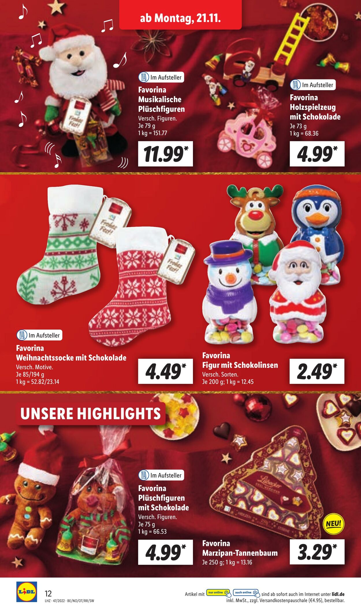 Prospekt Lidl 21.11.2022 - 26.11.2022