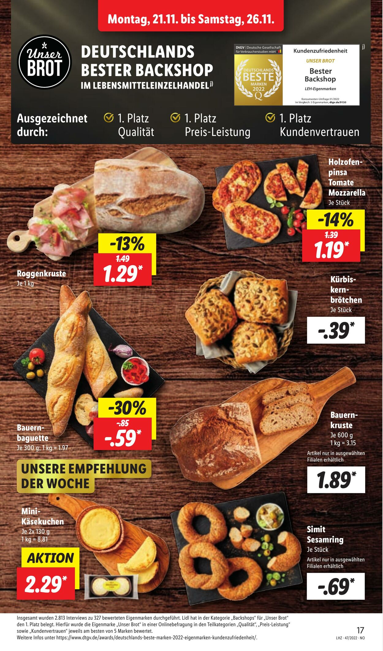 Prospekt Lidl 21.11.2022 - 26.11.2022