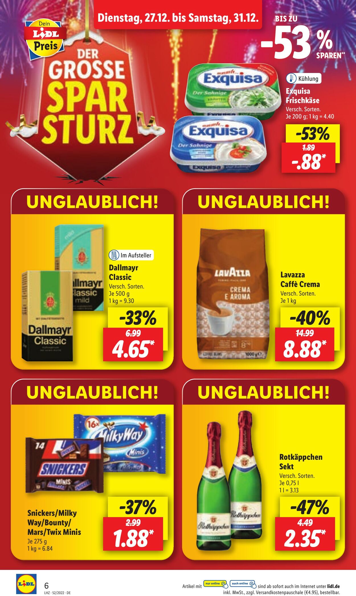 Prospekt Lidl 27.12.2022 - 31.12.2022