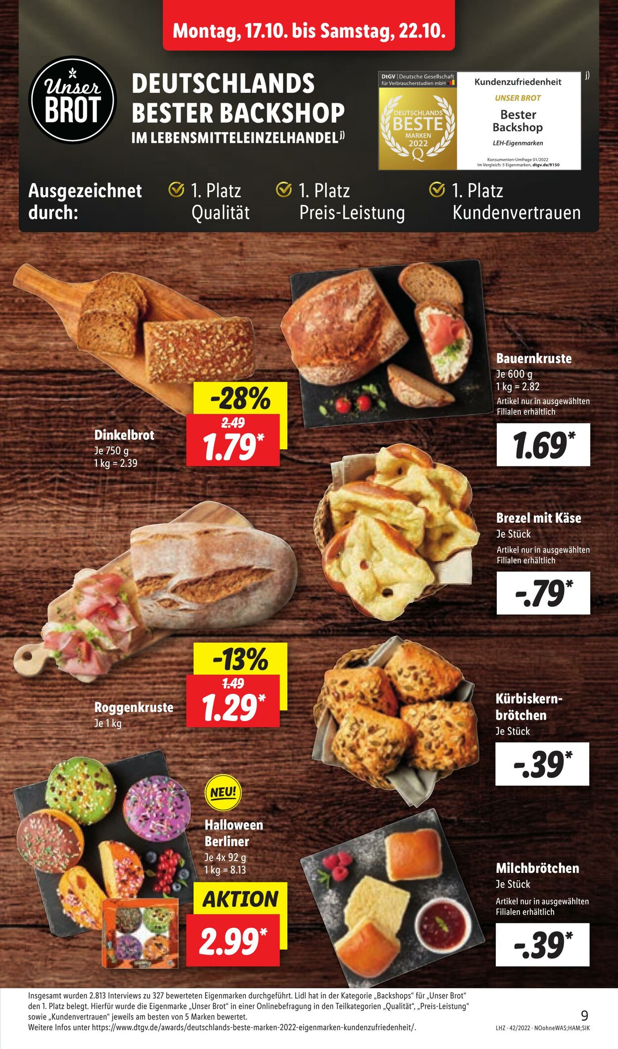 Prospekt Lidl 17.10.2022 - 22.10.2022