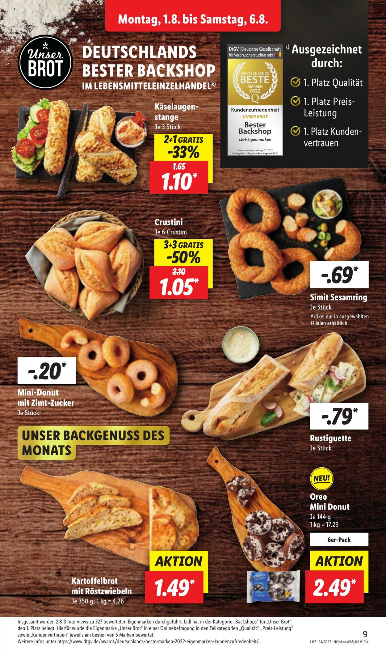 Prospekt Lidl 01.08.2022 - 06.08.2022